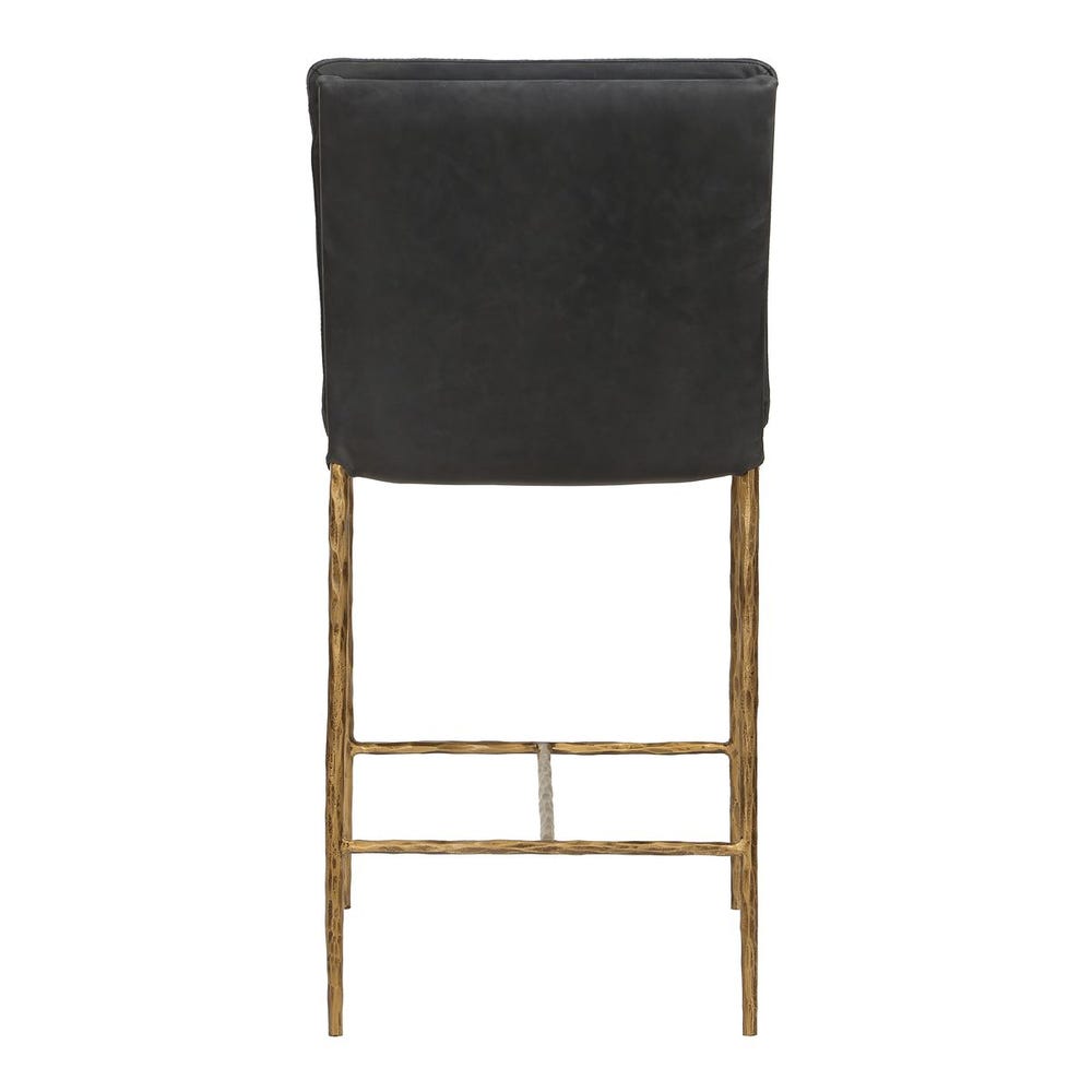 Uttermost Ascend Charcoal Counter Stool