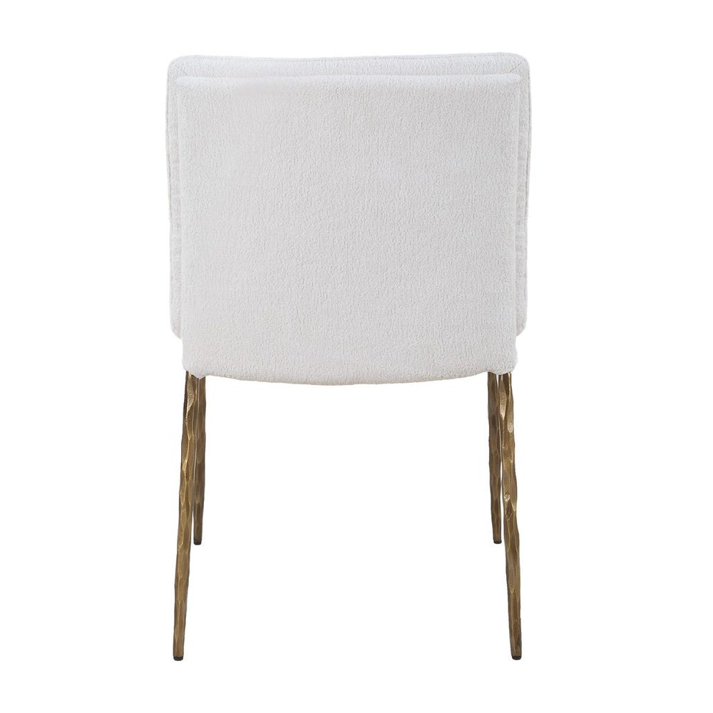 Uttermost Ascend Textured White Dining Chair