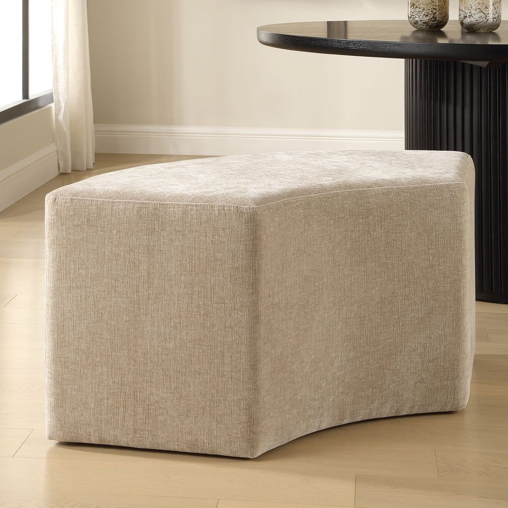 Uttermost Khai Rounded Plush Dining Bench