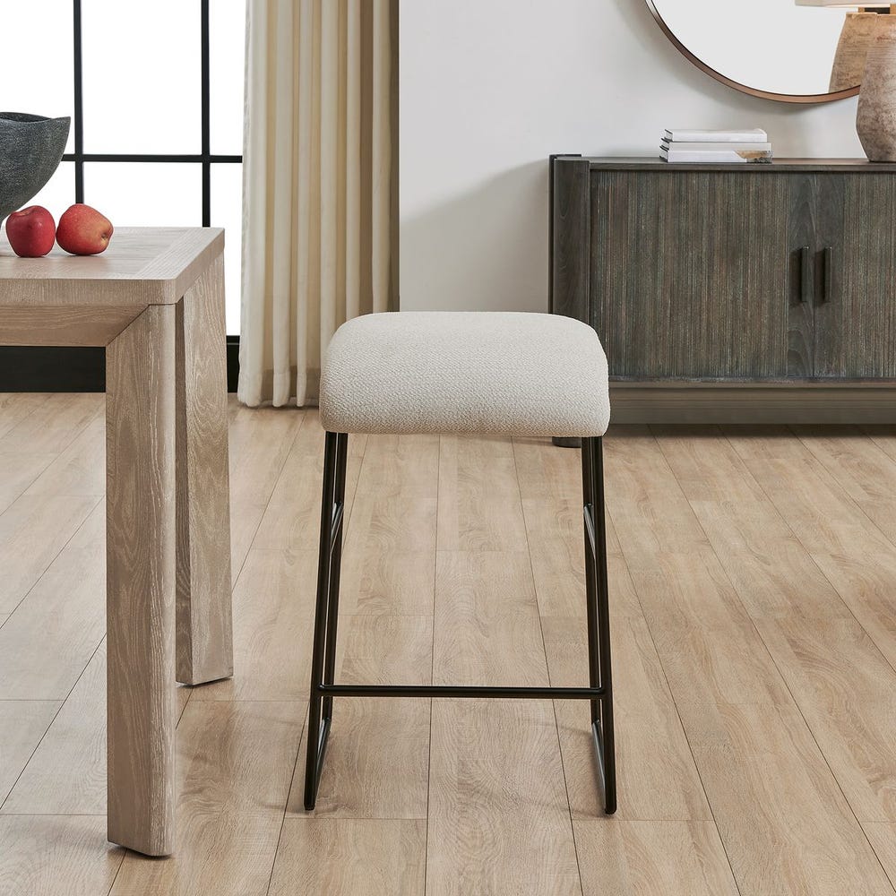Uttermost Arcane Ecru Counter Stool
