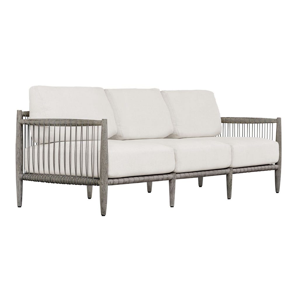 Uttermost Borneo Oyster White Outdoor Sofa