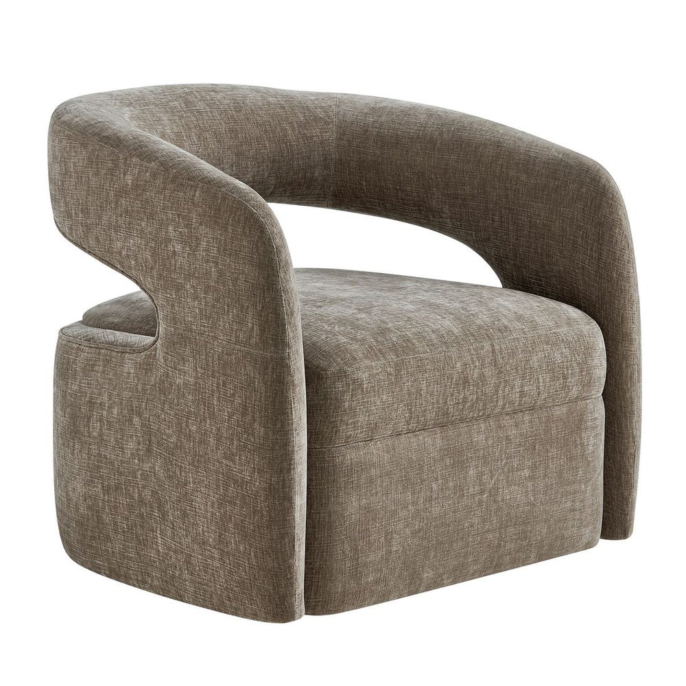 Uttermost Breis Swivel Barrel Chair