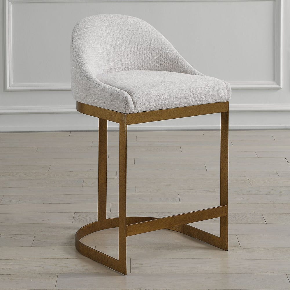 Uttermost Ira Ivory Counter Stool