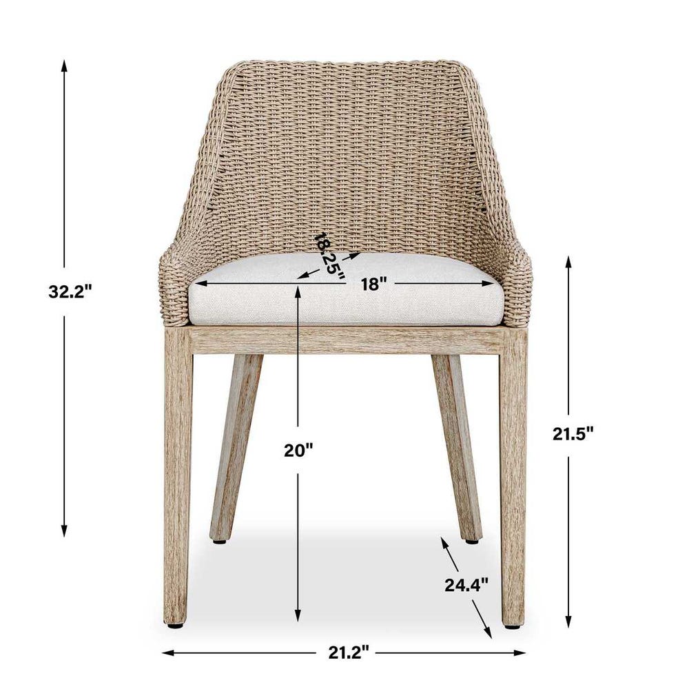 Uttermost Paloma Outdoor Wicker Dining Chair