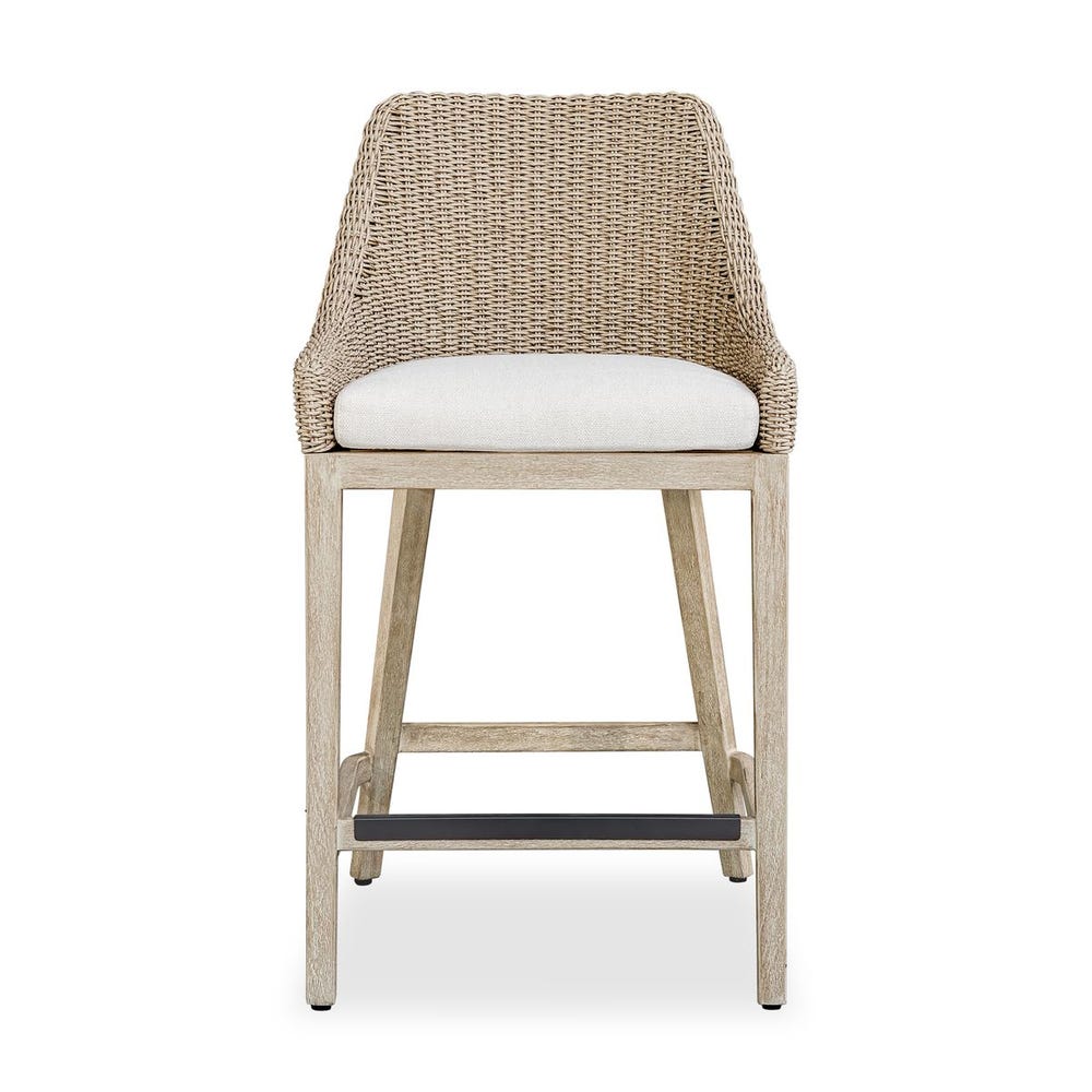 Uttermost Paloma Outdoor Wicker Counter Stool