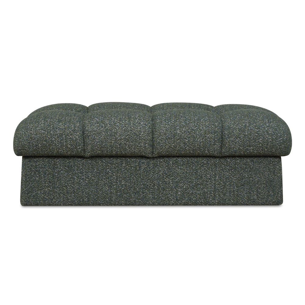 Uttermost Harlem Moss Green with Lake Blue Bench