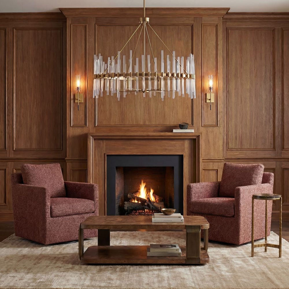 Uttermost Tisdell Swivel Chair