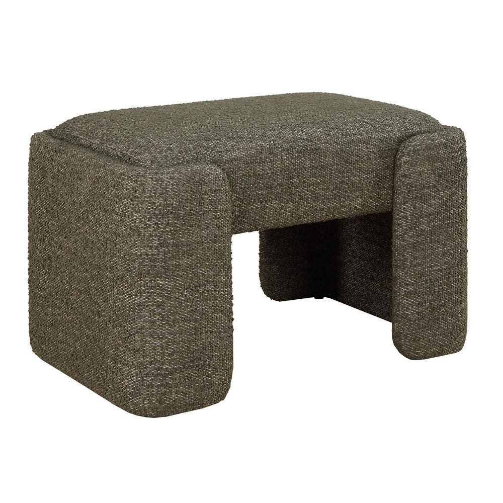 Uttermost Angus Green Boucle Small Bench