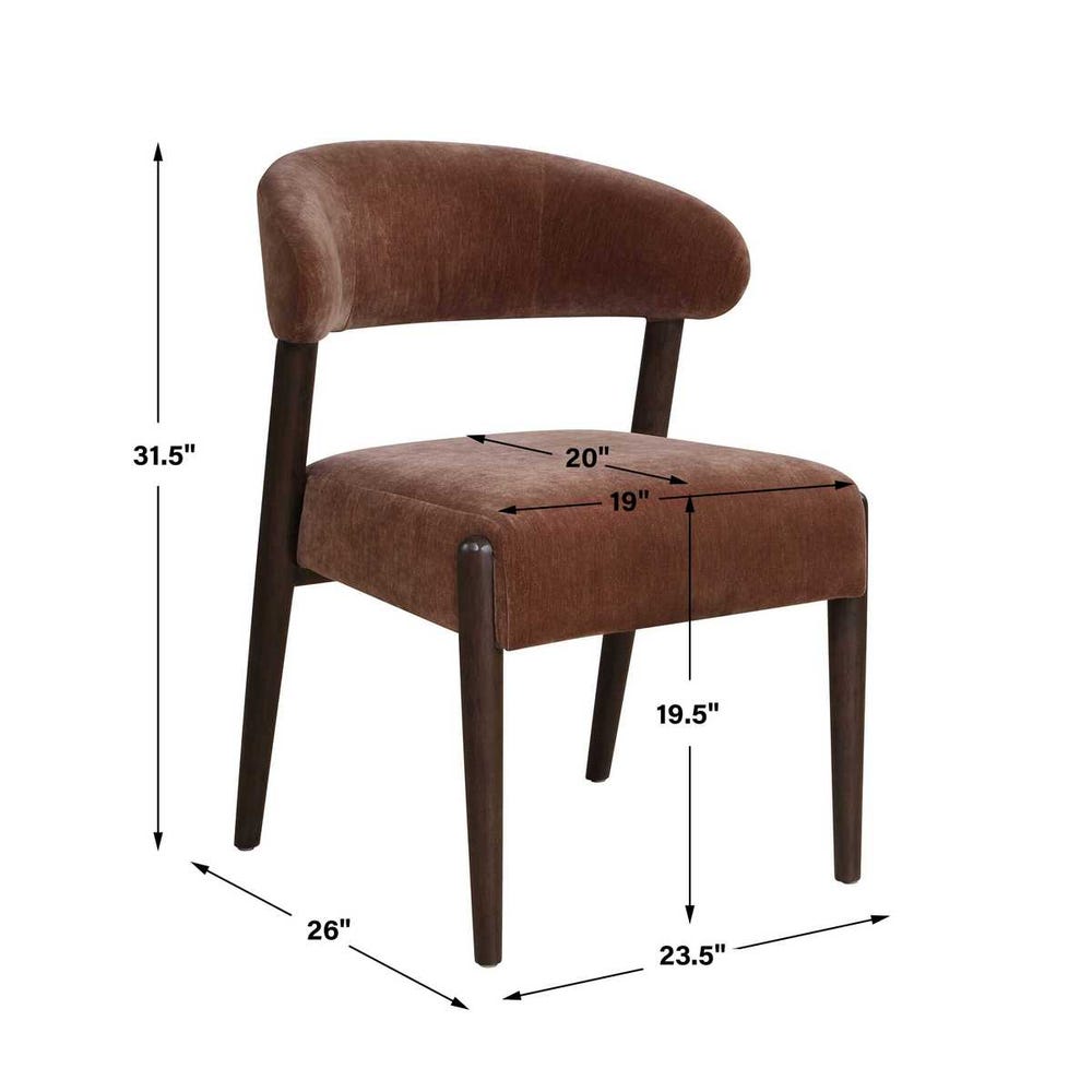 Uttermost Avera Espresso Dining Chair
