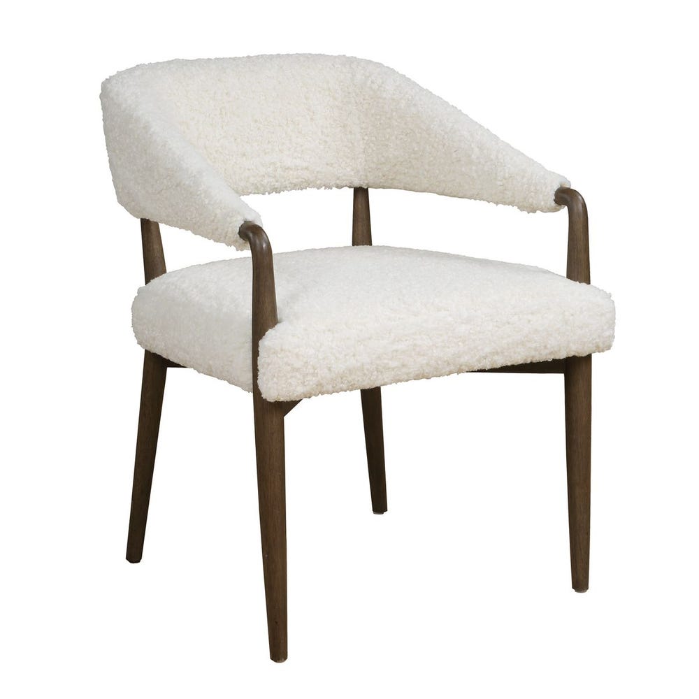 Uttermost Austell Shearling Dining Chair