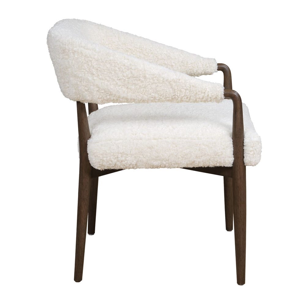 Uttermost Austell Shearling Dining Chair