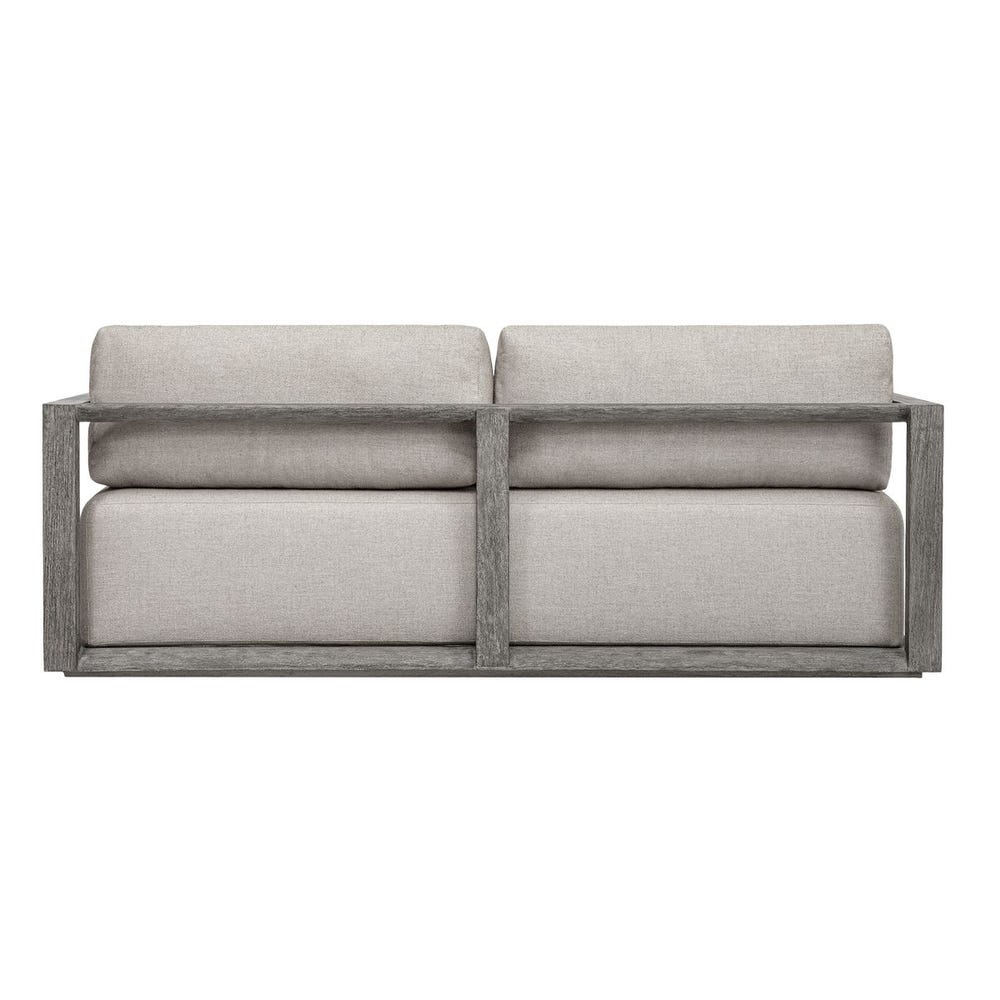 Uttermost Remsen Outdoor Weathered Gray/Dove Sofa