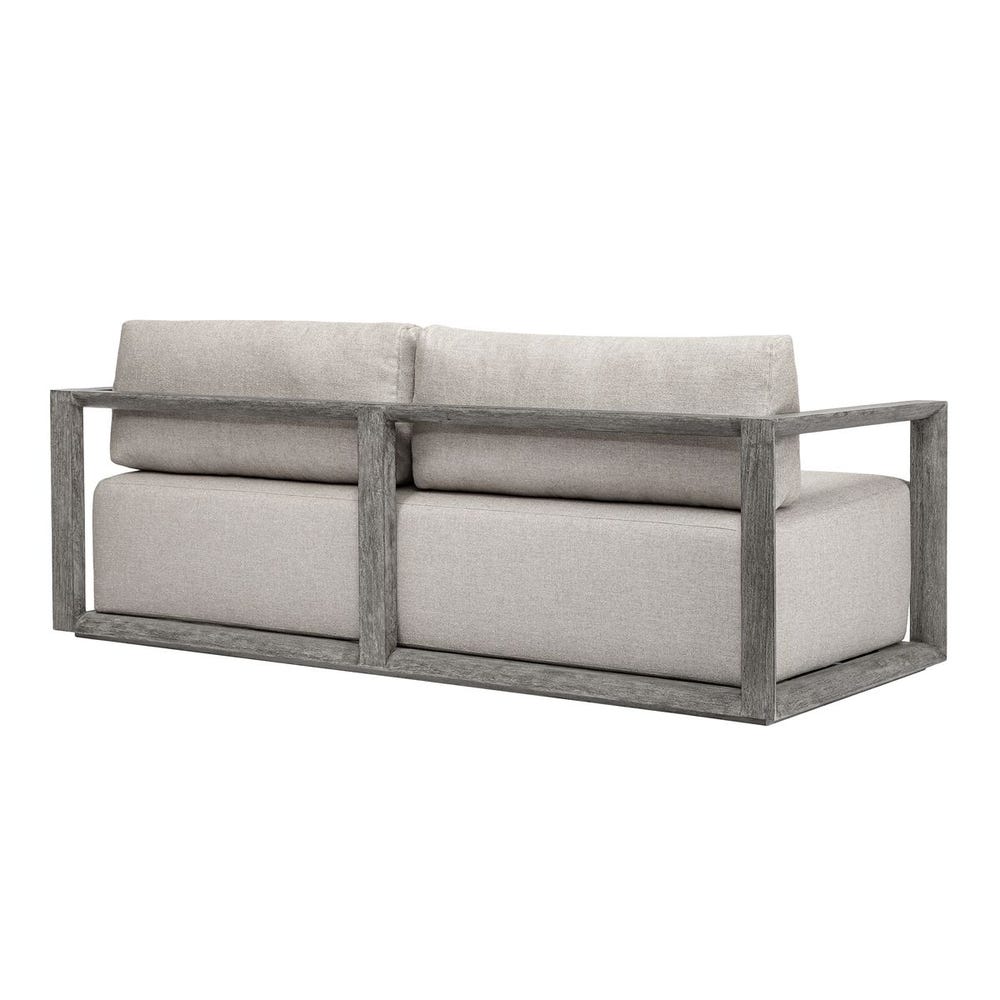 Uttermost Remsen Outdoor Weathered Gray/Dove Sofa