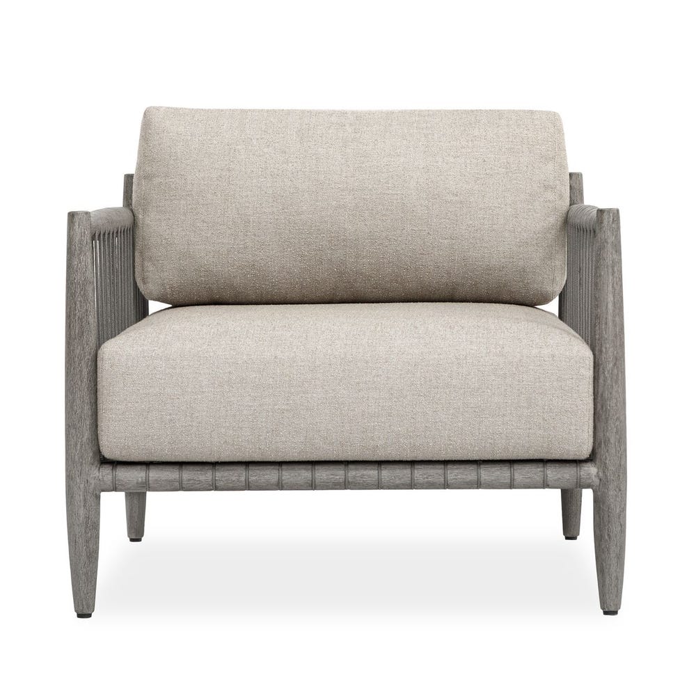 Uttermost Borneo Outdoor Dove Lounge Chair