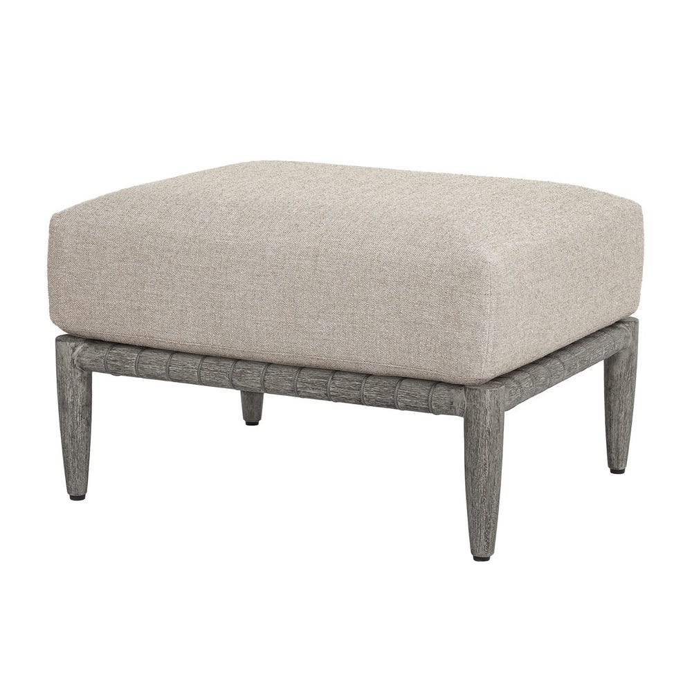 Uttermost Borneo Outdoor Dove Ottoman