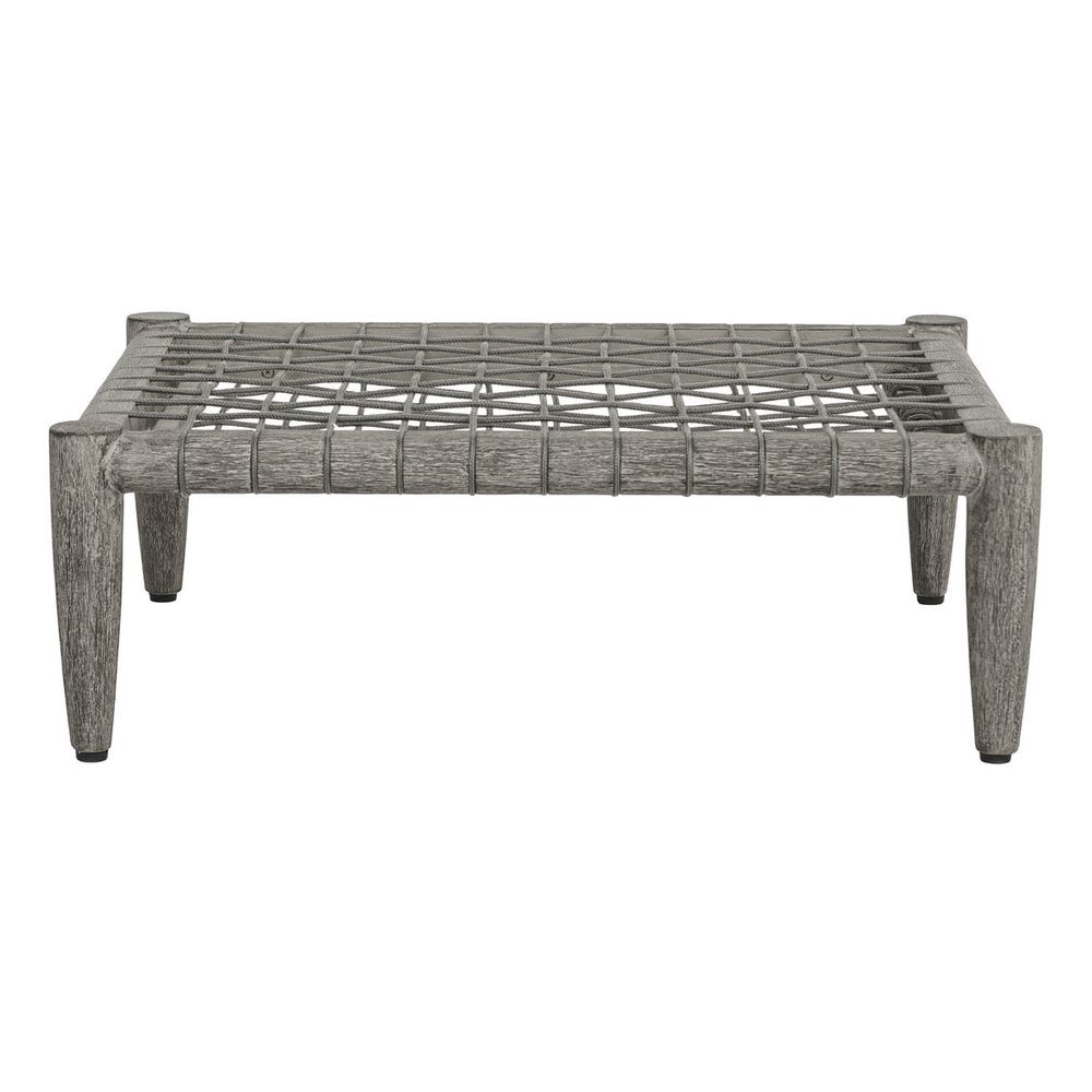 Uttermost Borneo Outdoor Dove Ottoman