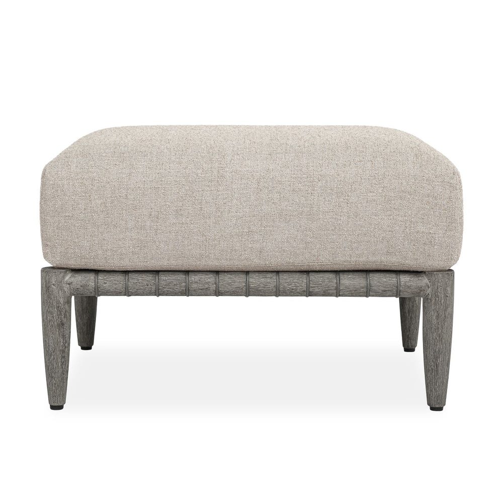 Uttermost Borneo Outdoor Dove Ottoman