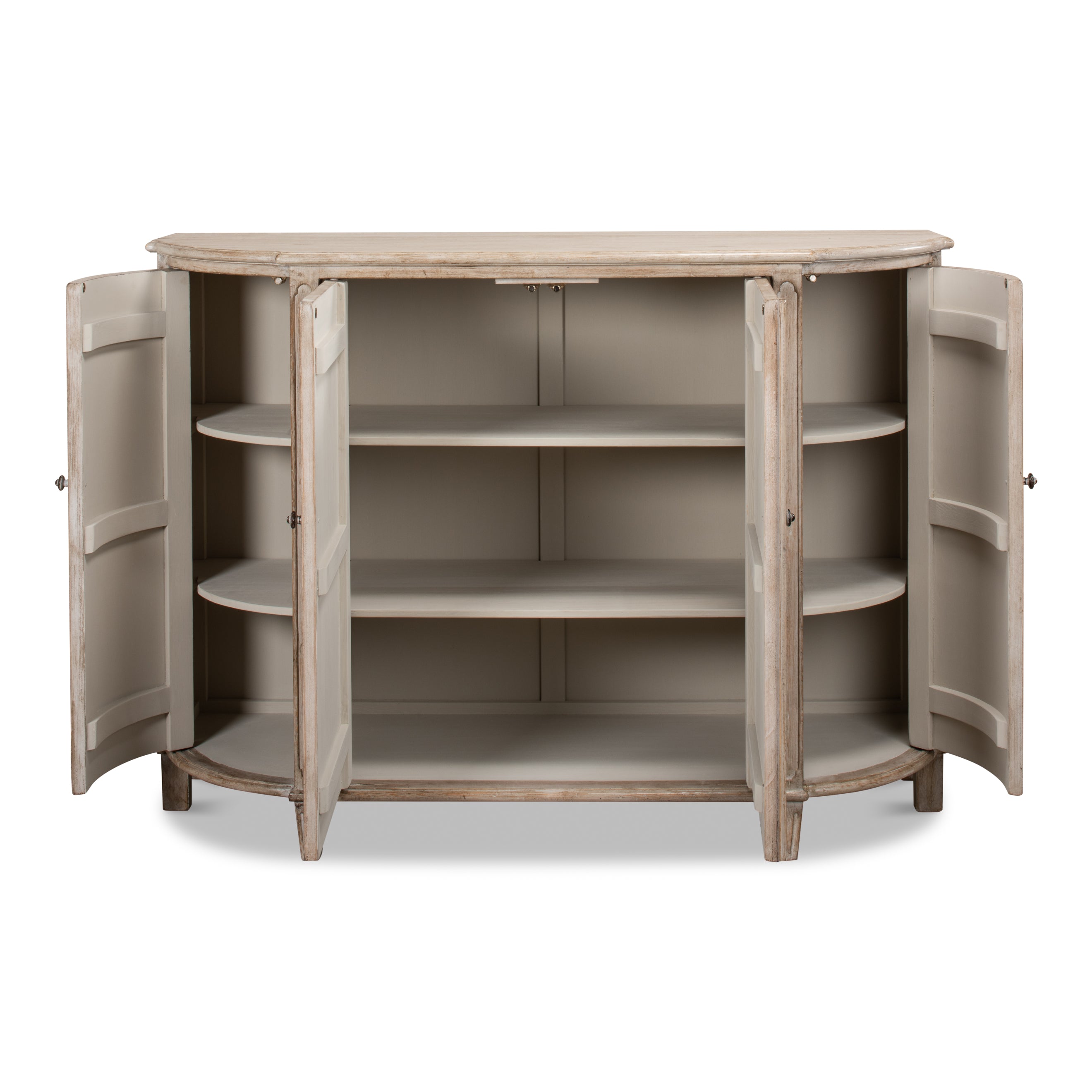 Brooks Demilune Console