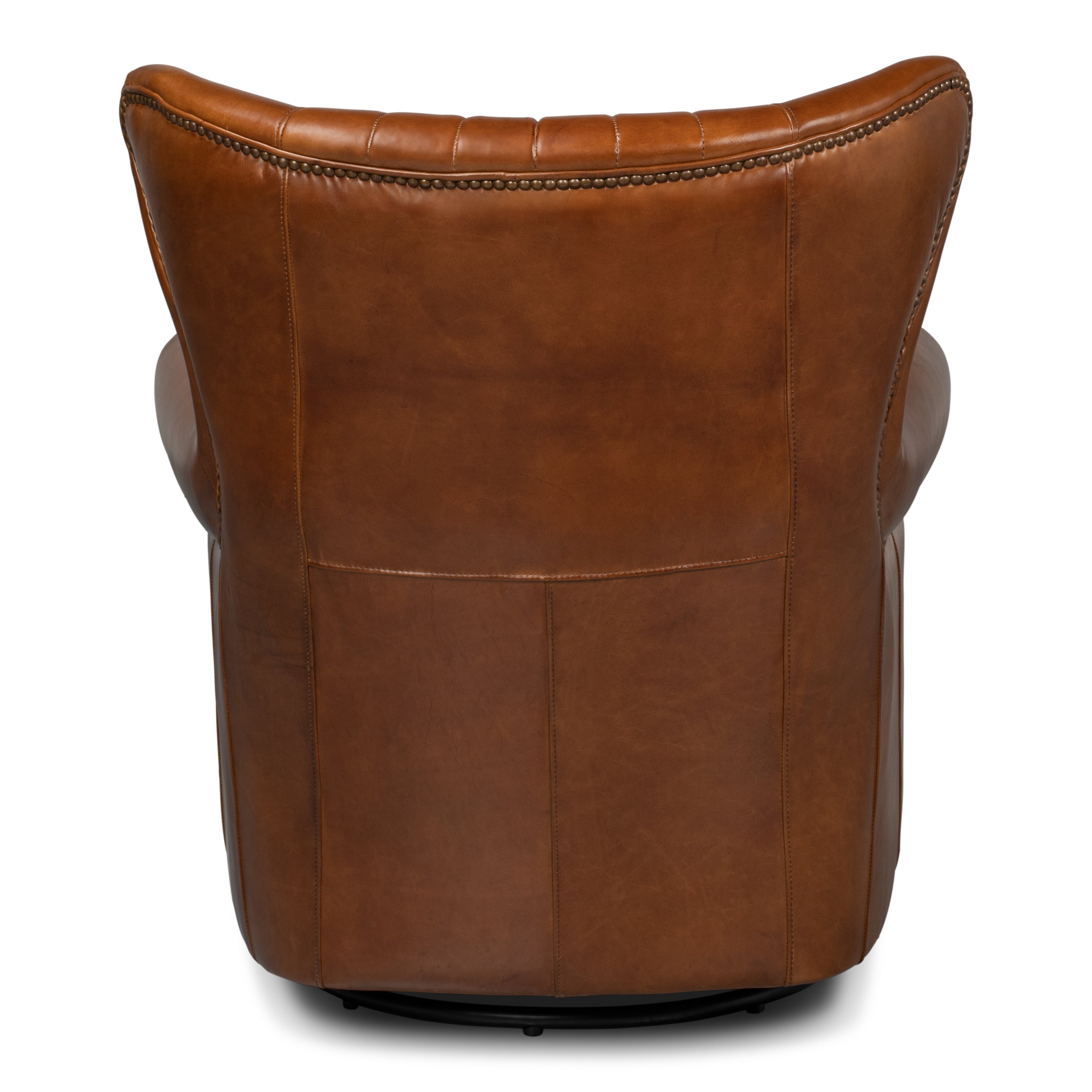 Bugatti Leather Swivel Chair