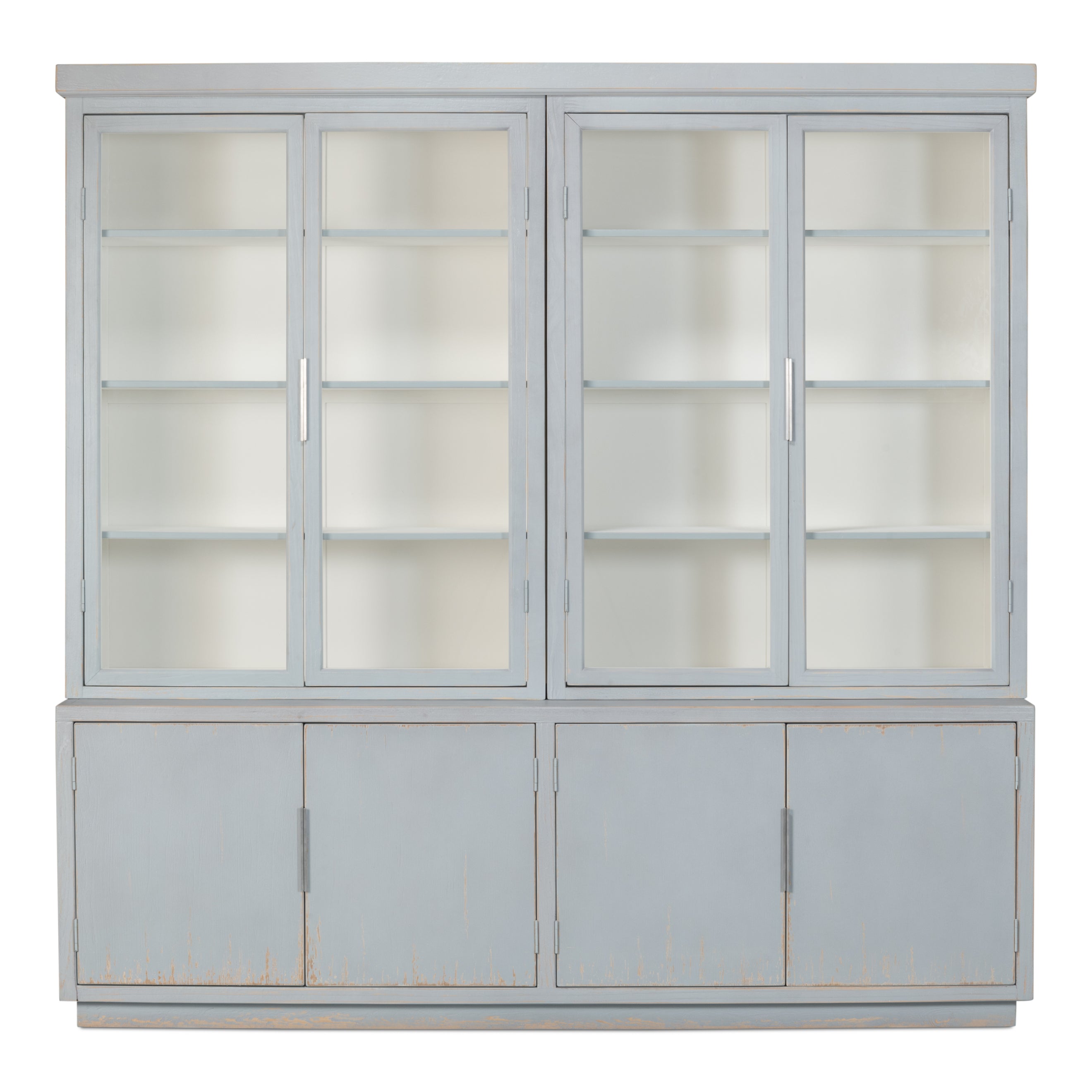 Maldives 4-Door Bookcase - Blue