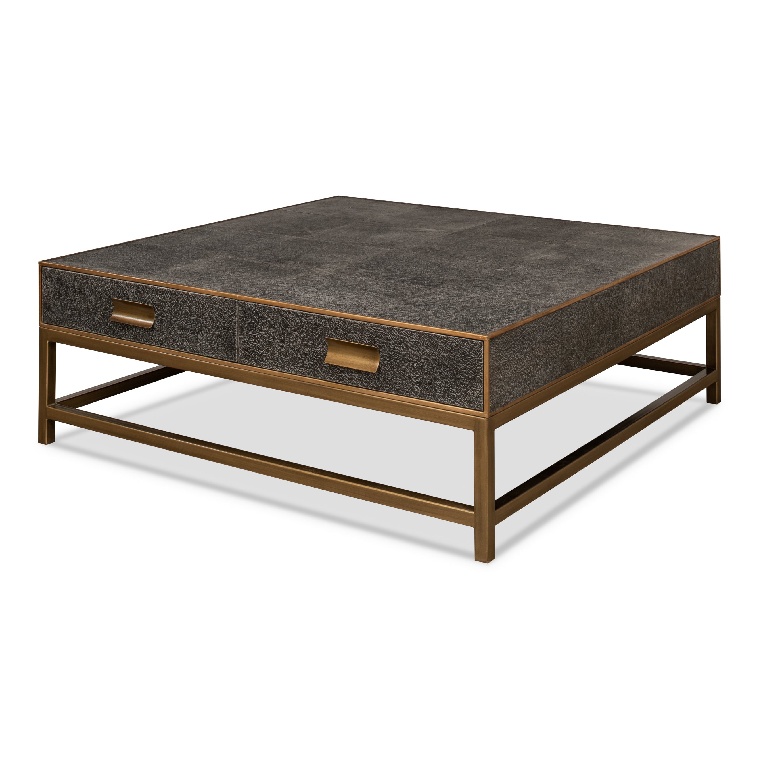 Gideon Shagreen Square Coffee Table