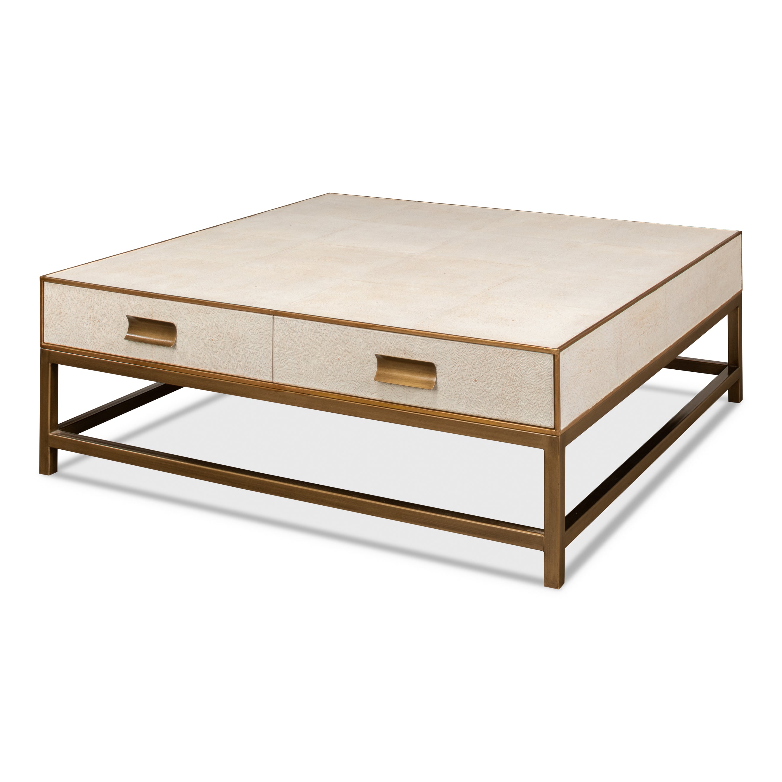 Gideon Shagreen Square Coffee Table