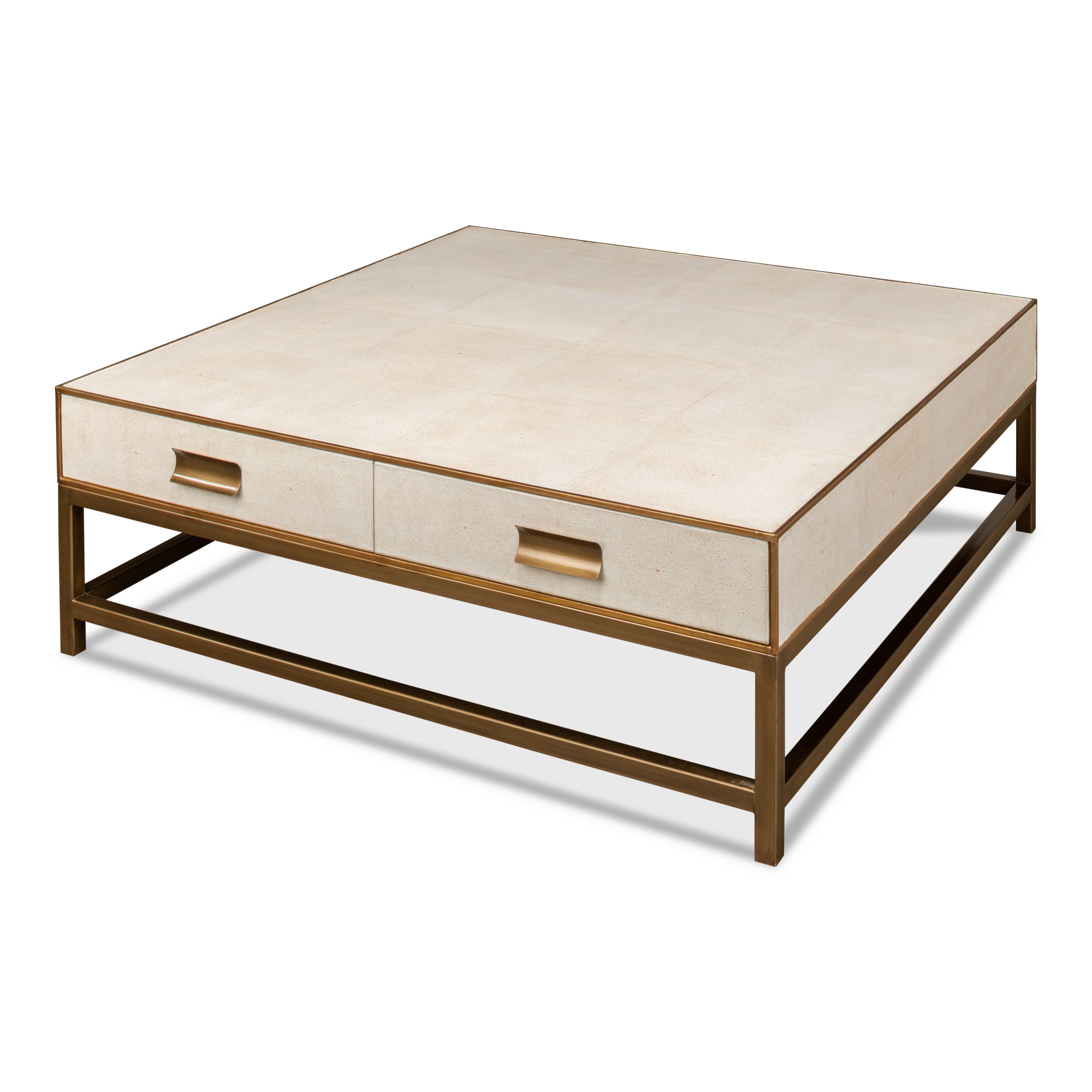 Gideon Shagreen Square Coffee Table
