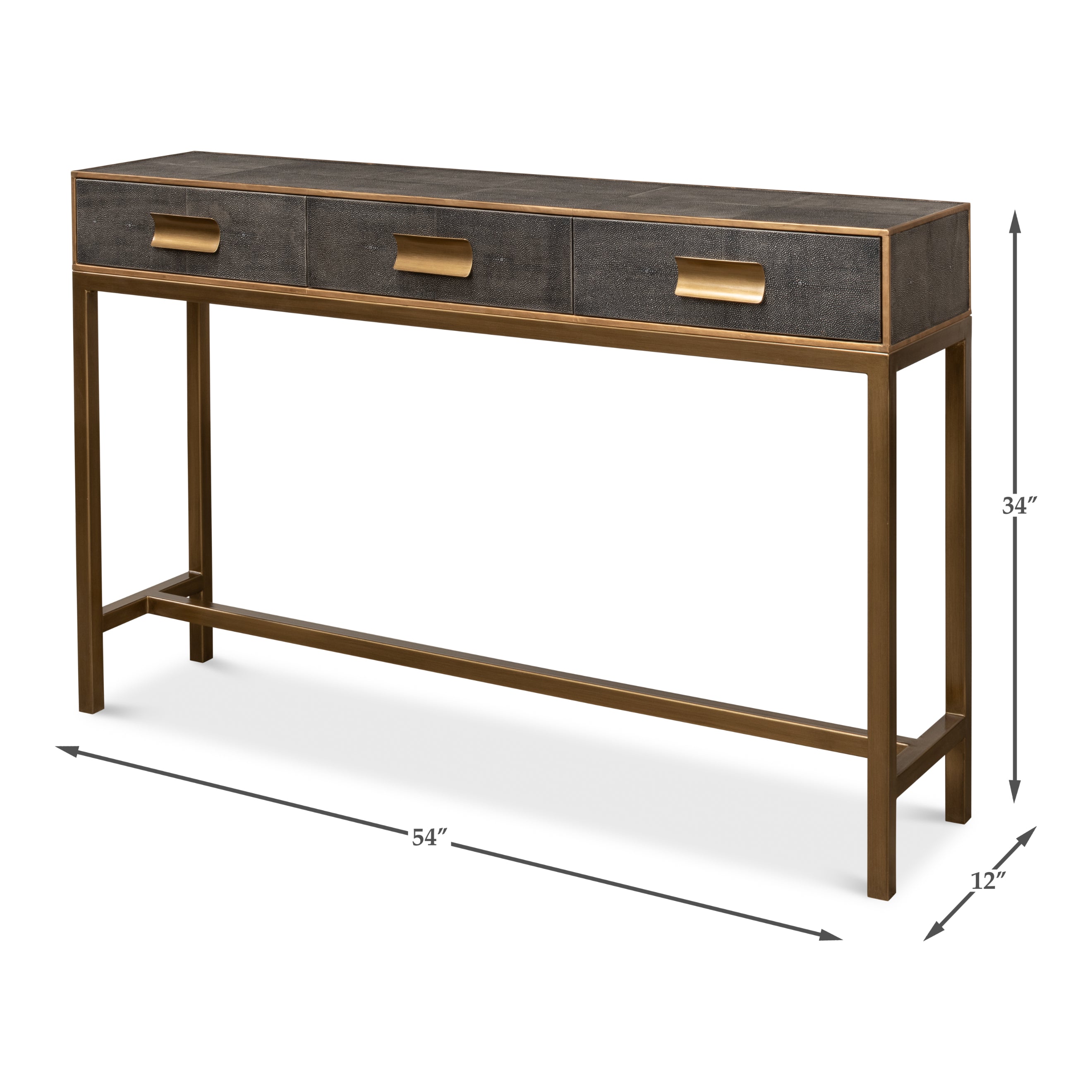 Gideon Shagreen Console Table