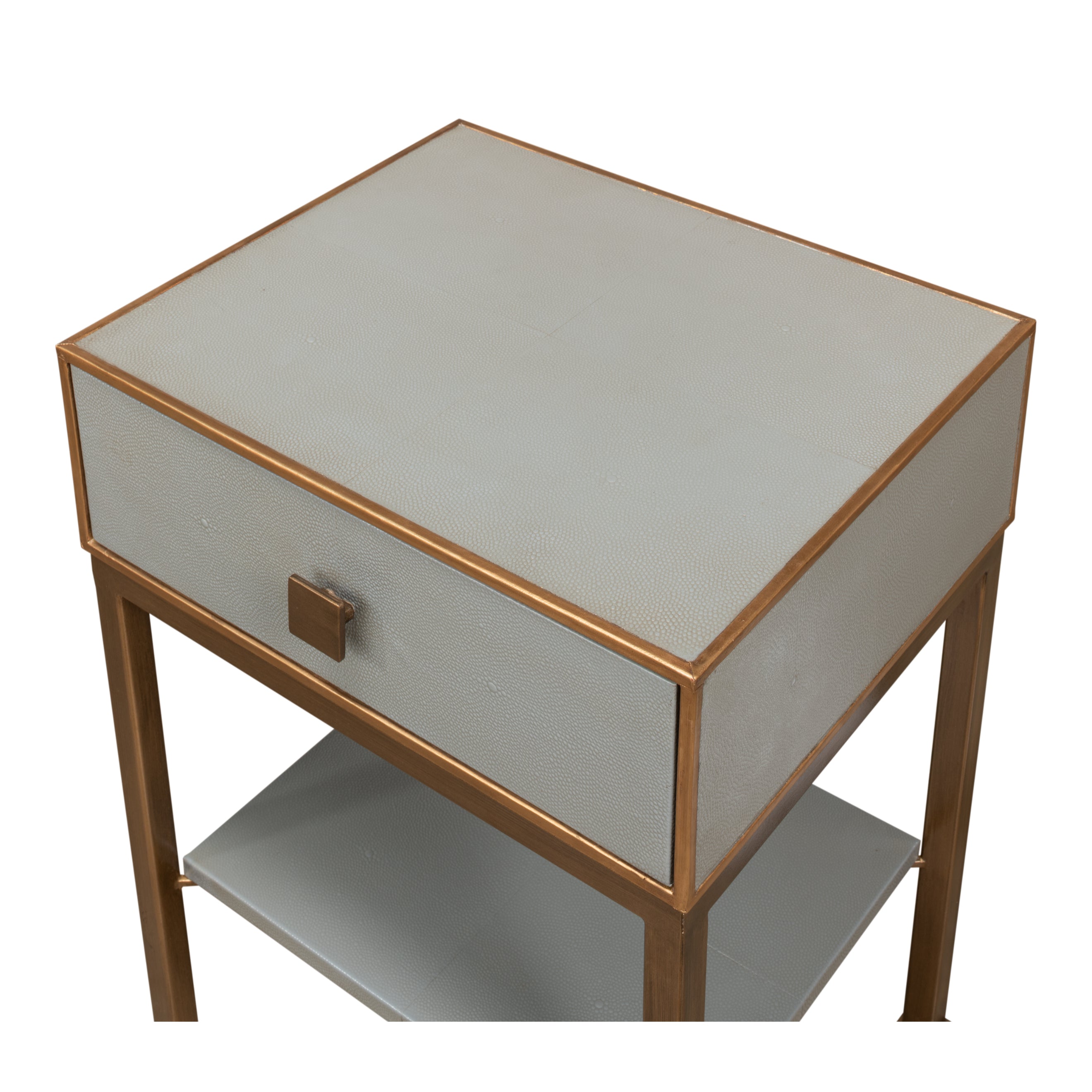 Gillian 1-Drawer Nightstand - Storm Grey