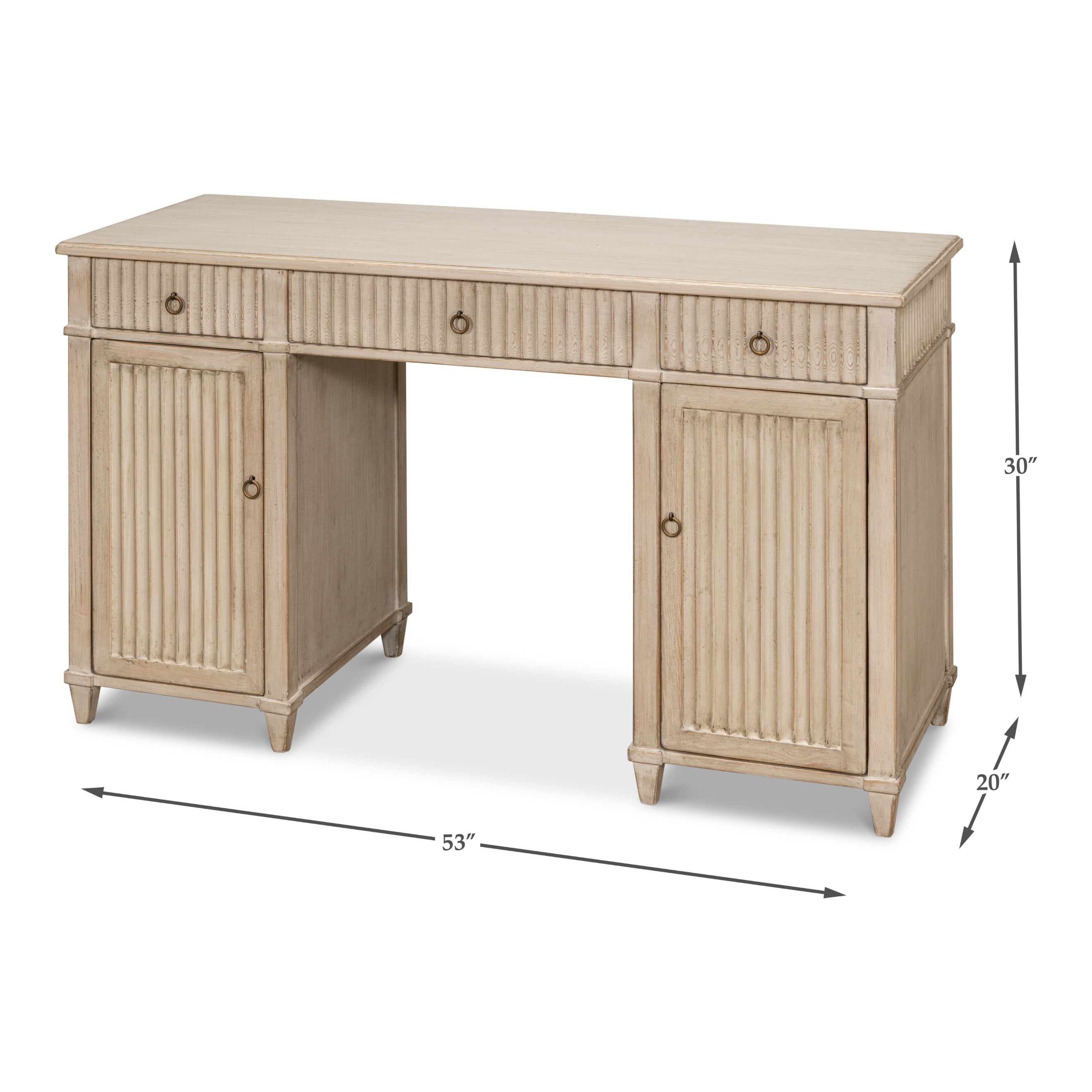 Inspire Desk - Stone Grey