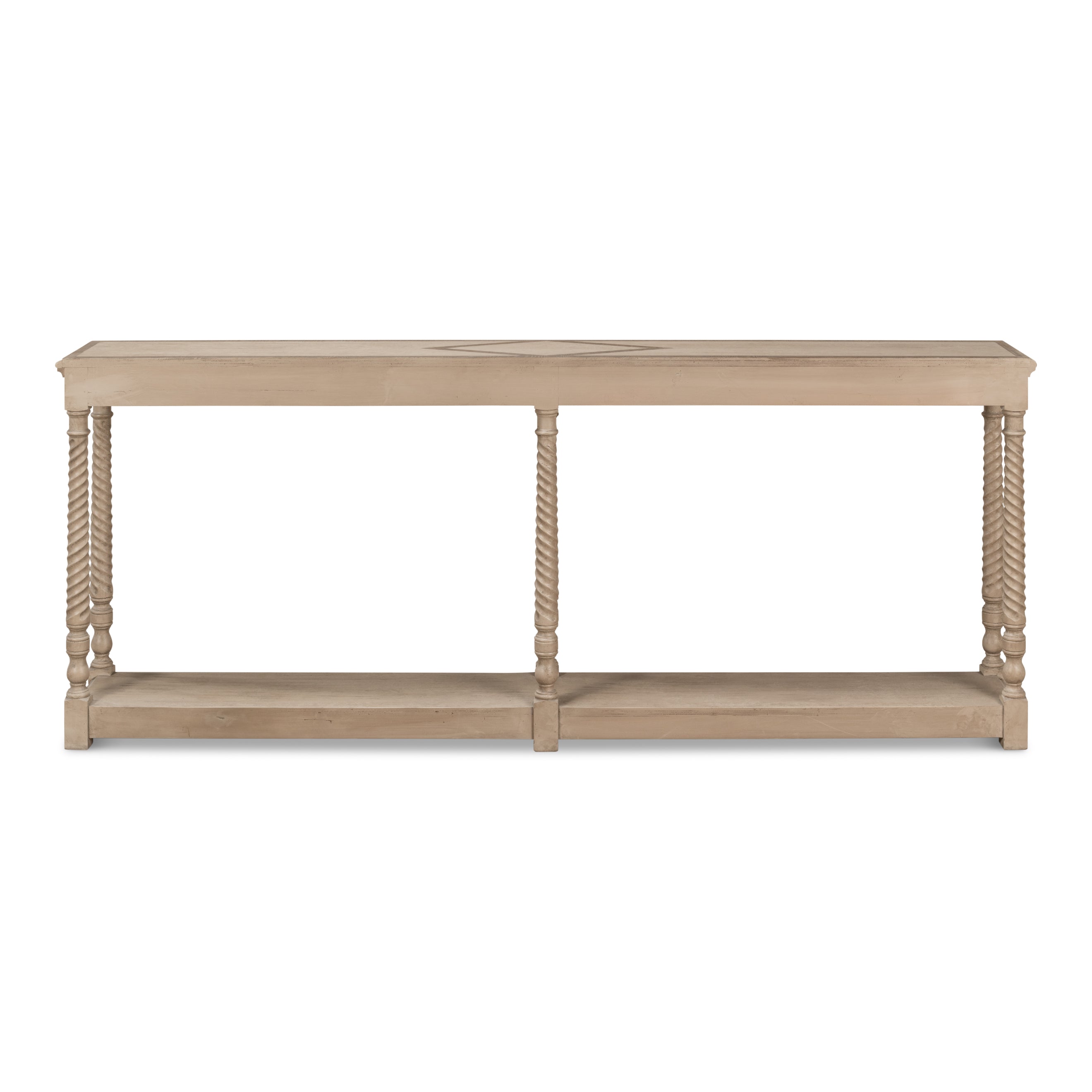 Sierra Equestrian Console Table - Barn Gray