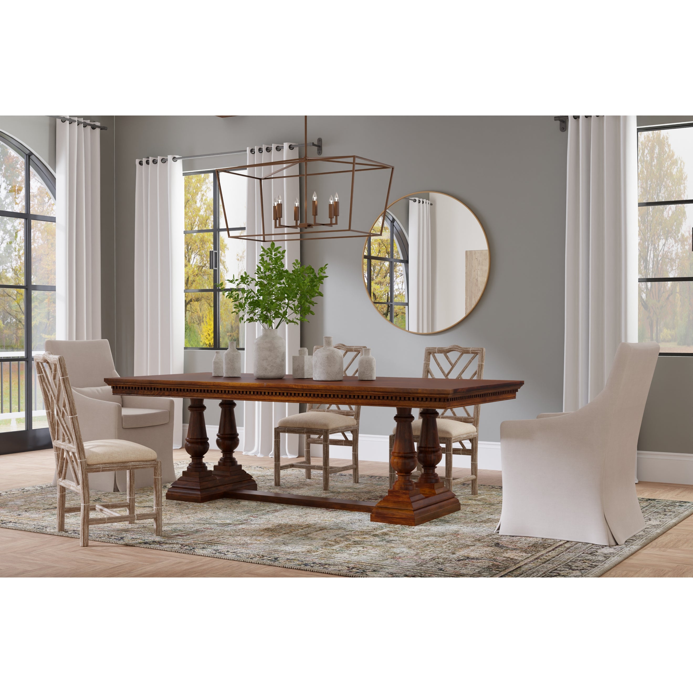 Joshua Pedestal Dining Table