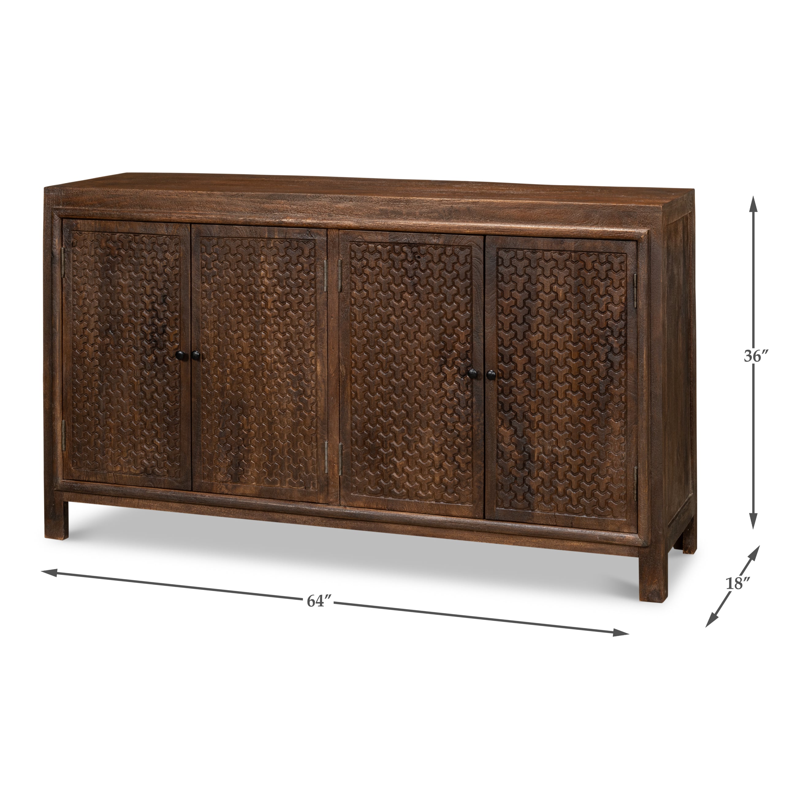 Battle Chainmail 4-Door Sideboard