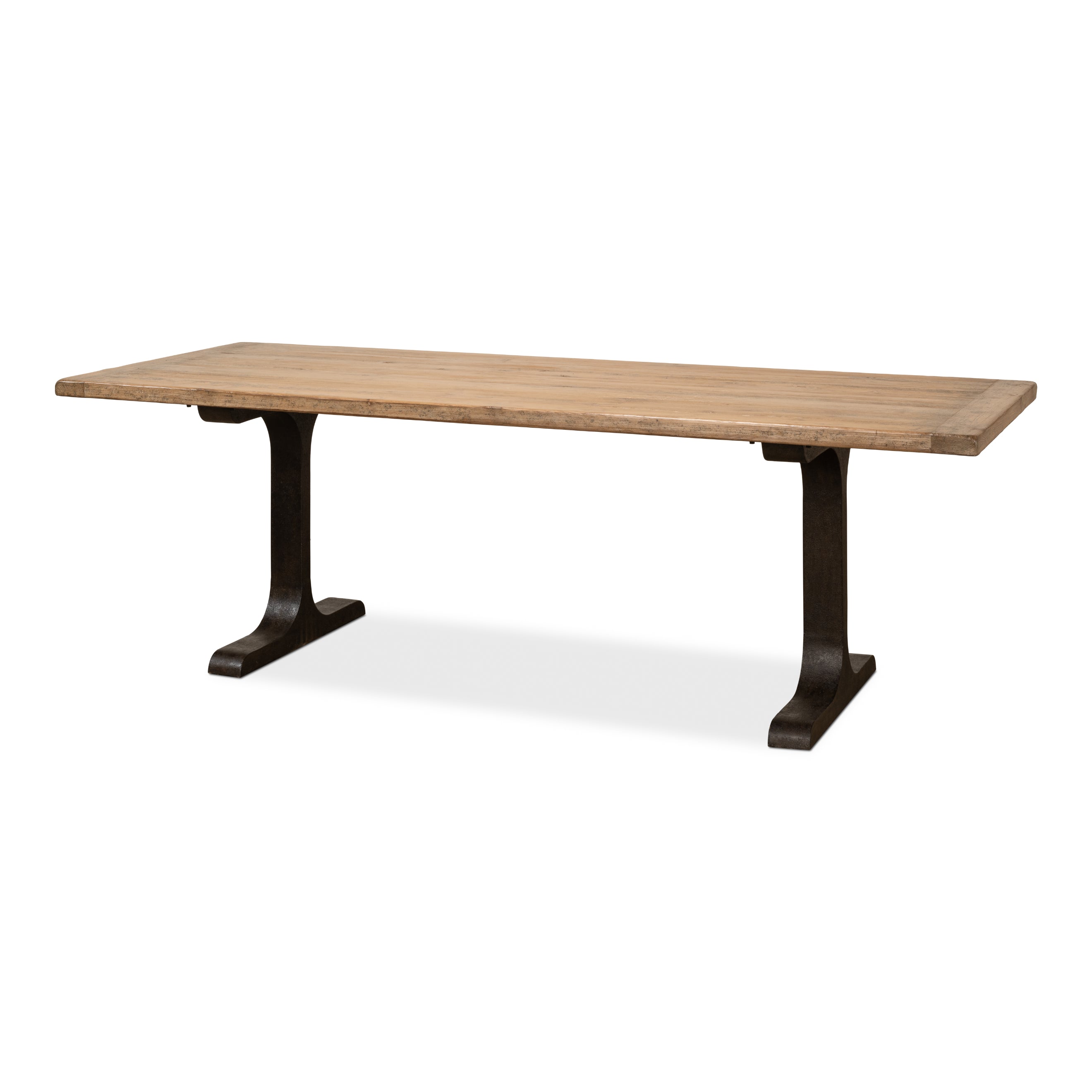 Decan Dining Table with Iron Base