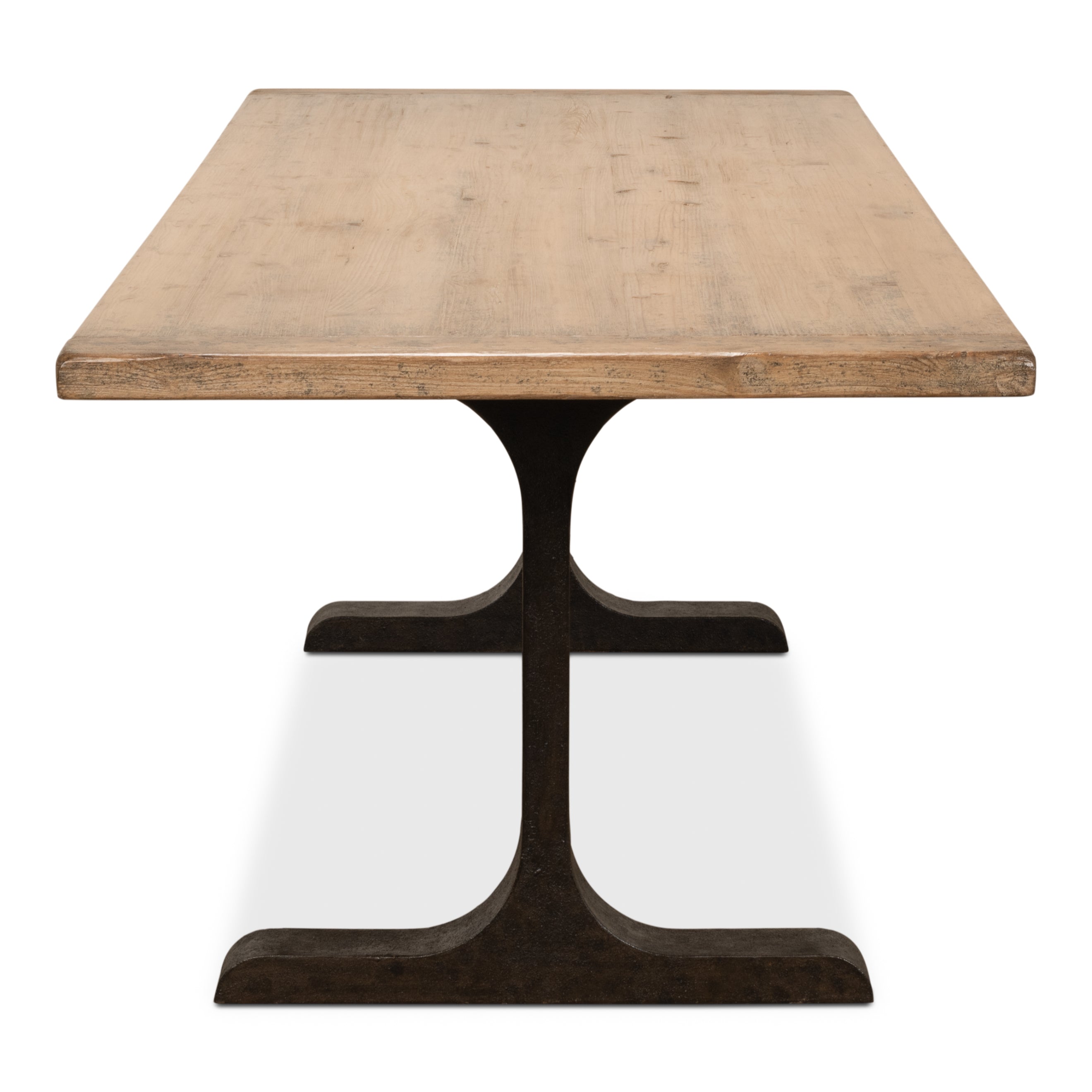 Decan Dining Table with Iron Base