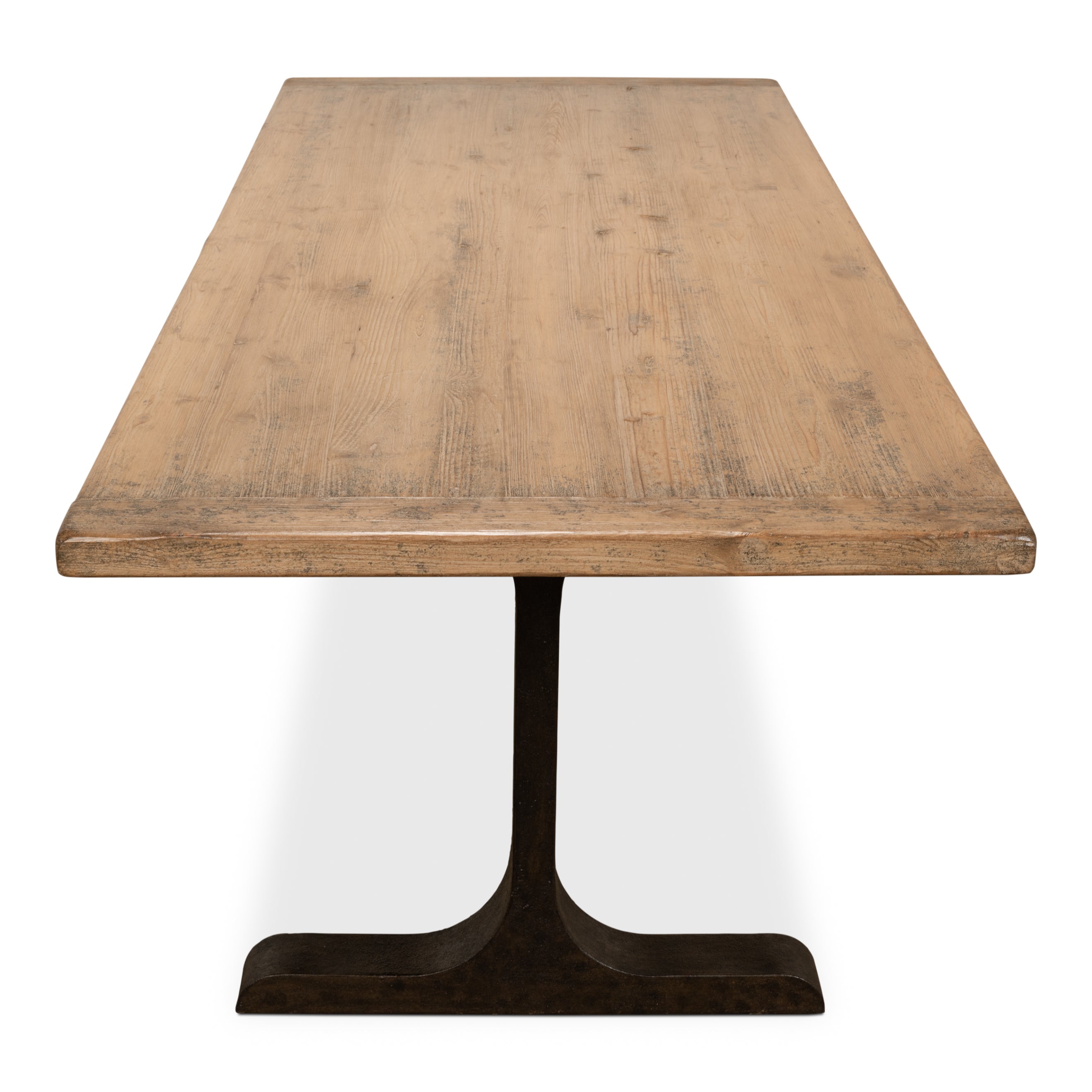 Decan Dining Table with Iron Base