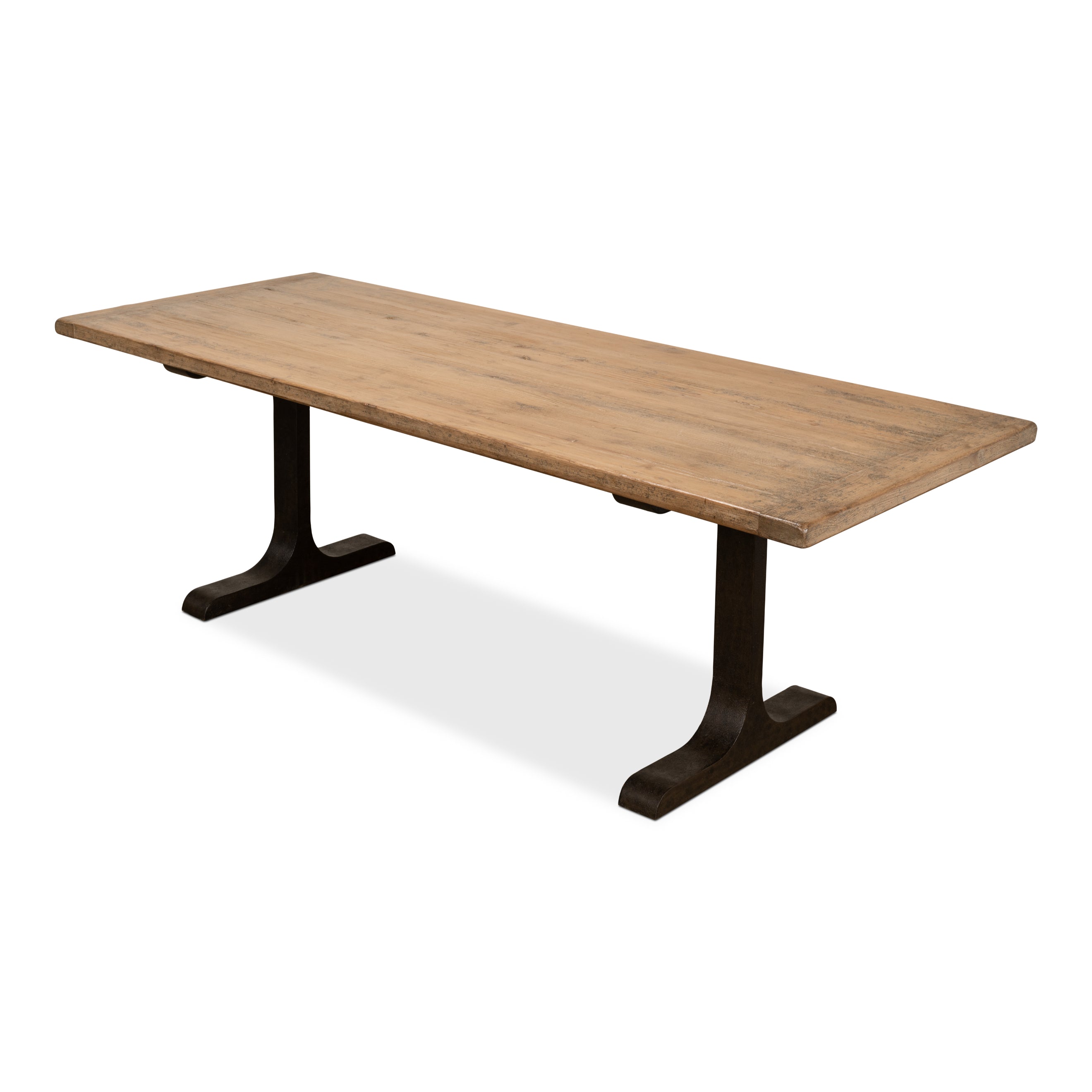 Decan Dining Table with Iron Base