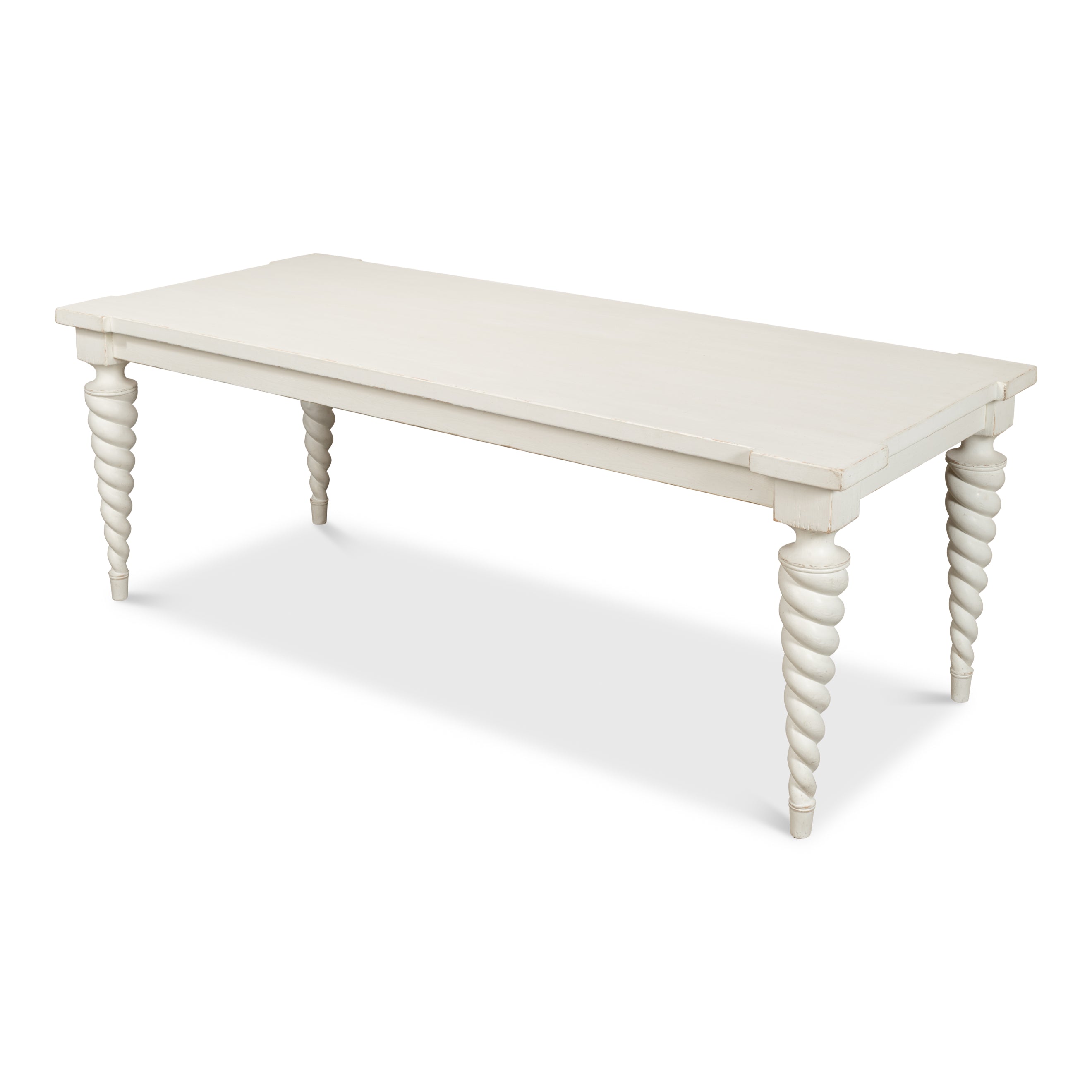 Teagan Dining Table - Antique White