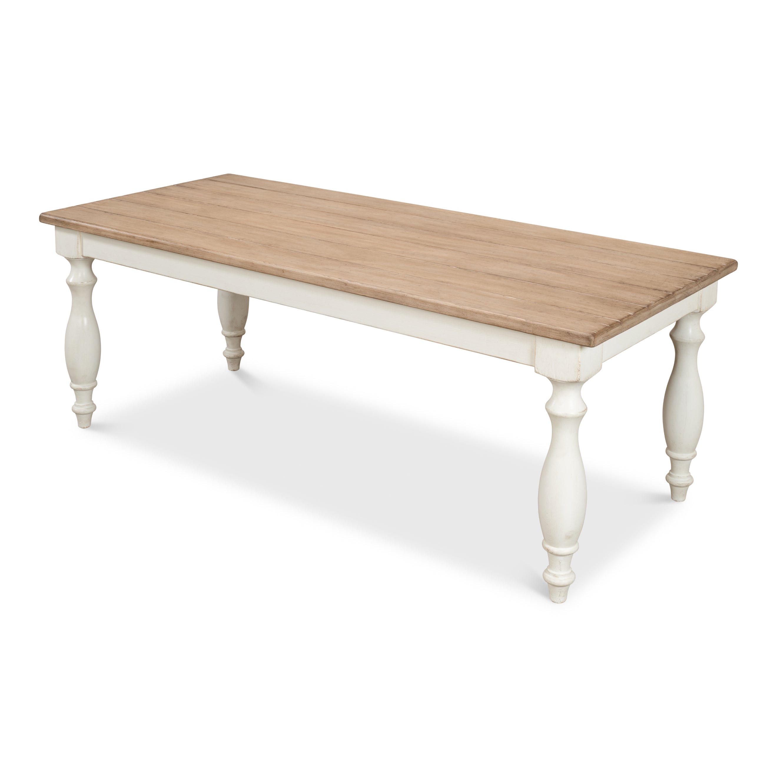 Brie Dining Table - Antique White