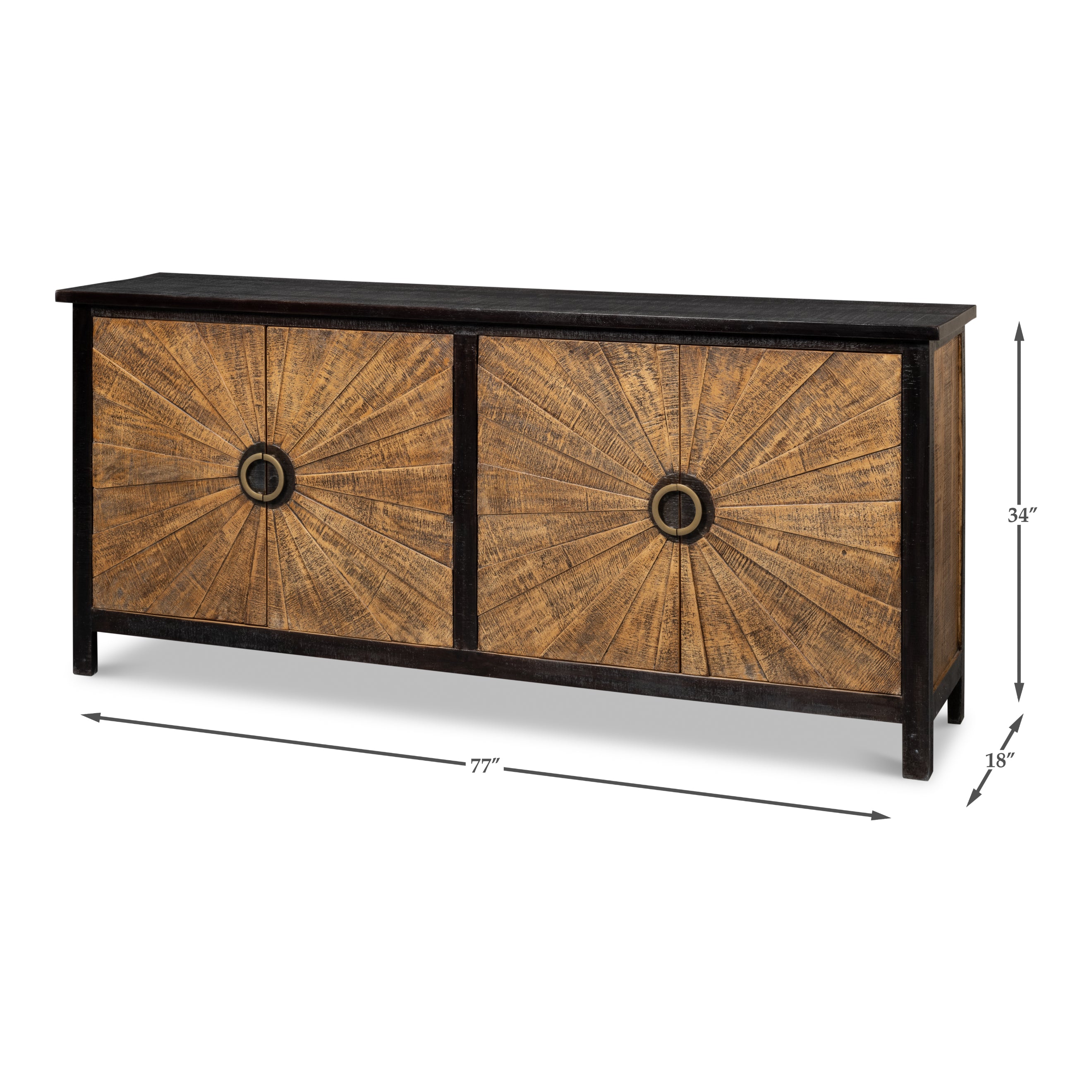 Centrum Four Door Sideboard