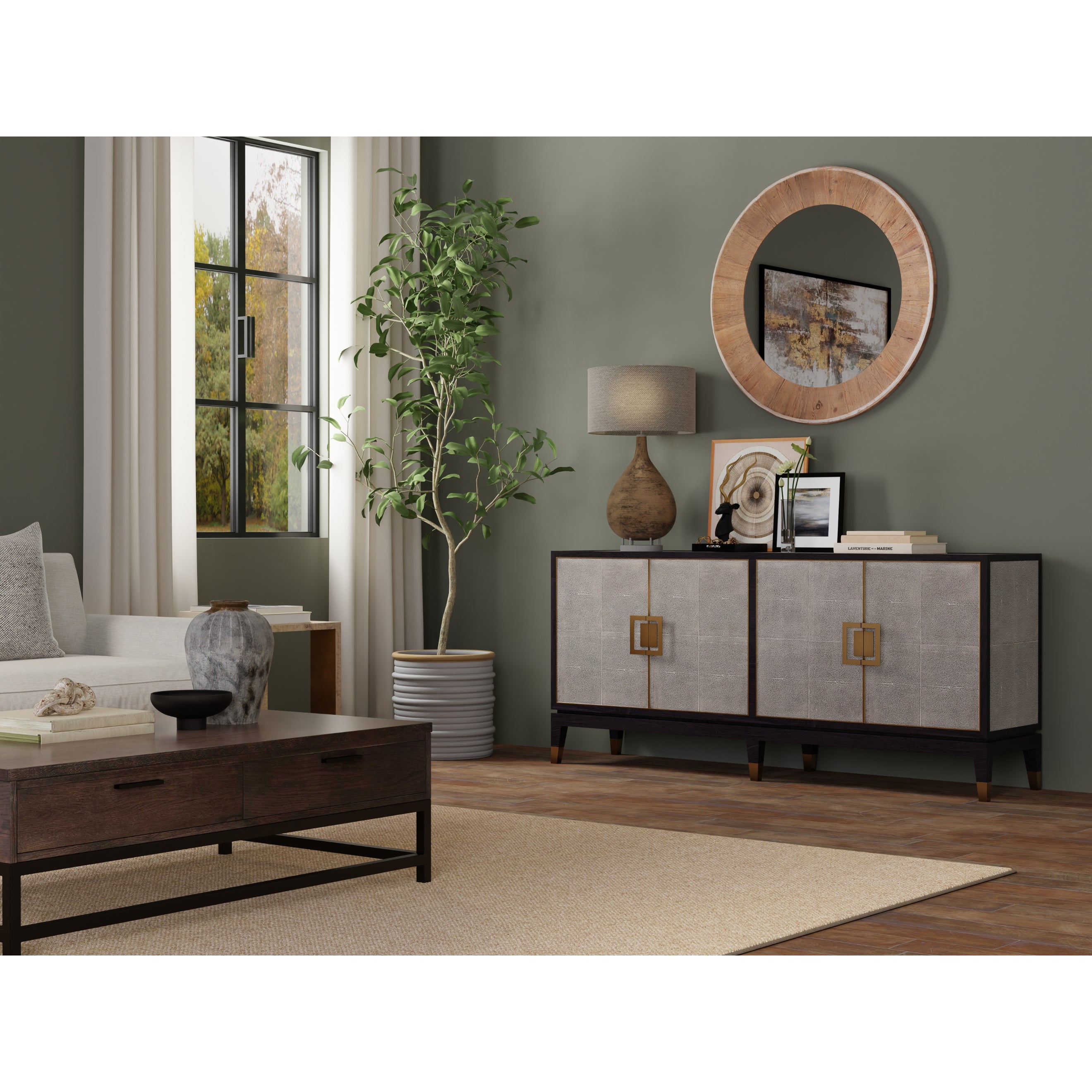 Beto 4-Door Sideboard