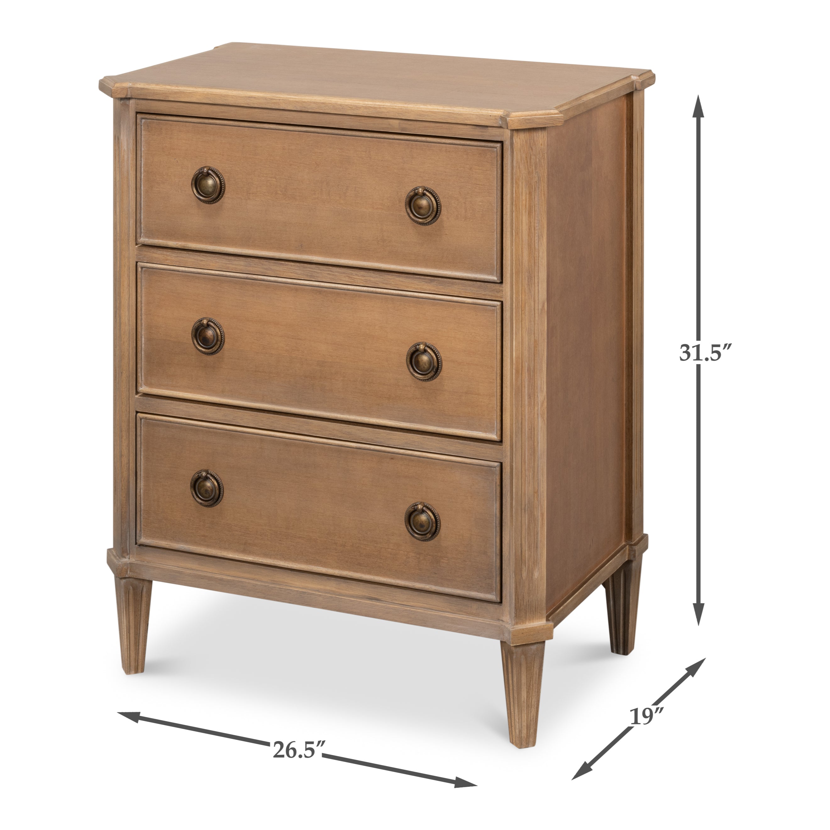 Poppin's 3-Drawer Chest
