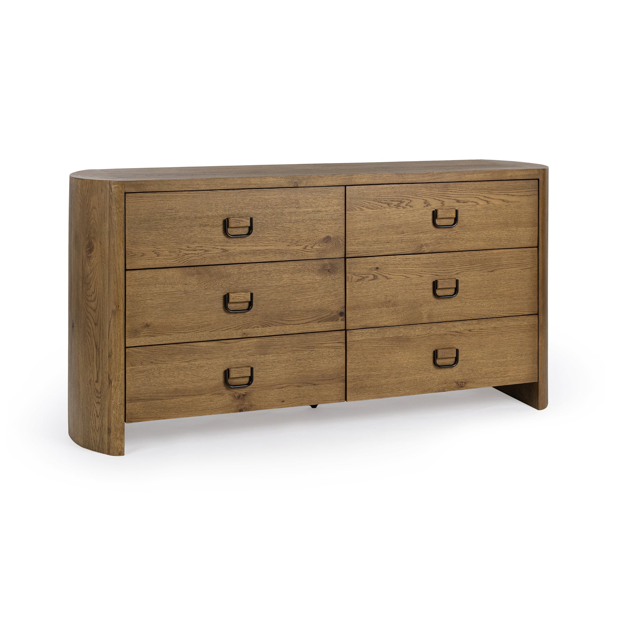 Kyrie 6 Drawer Dresser - Tawny Brown