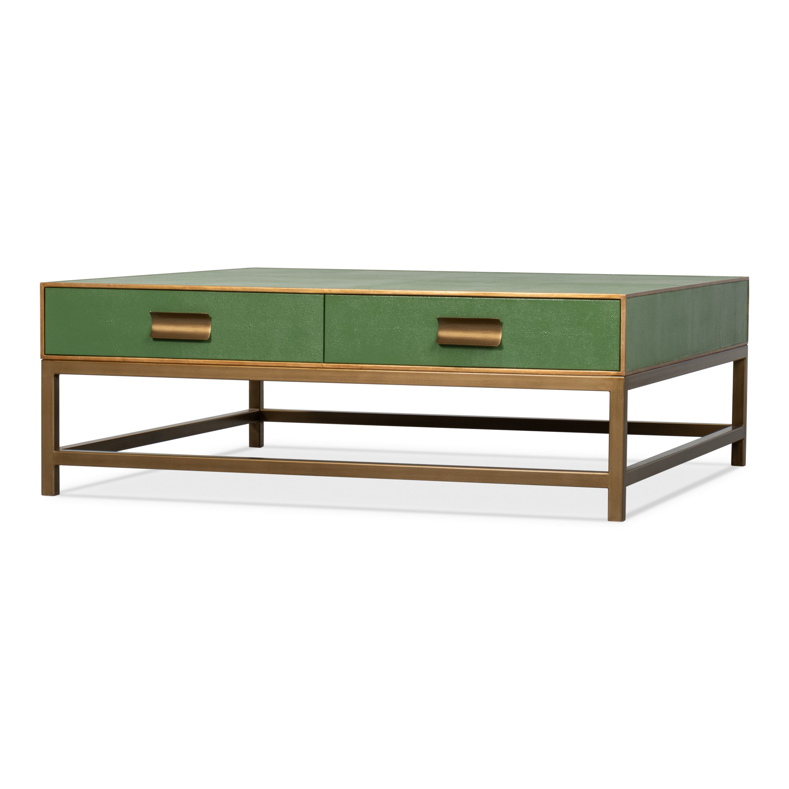 Gideon Shagreen Square Coffee Table