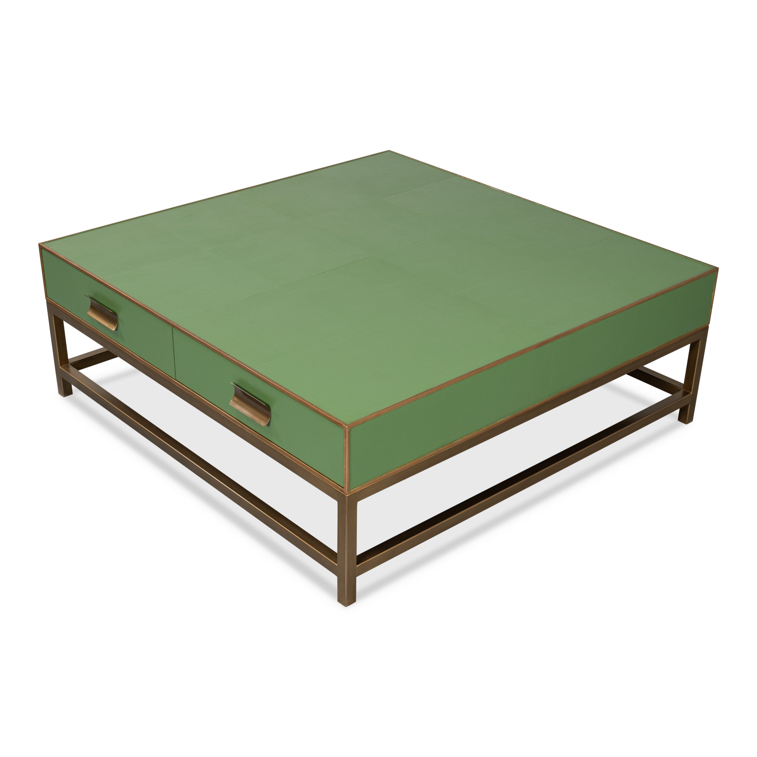 Gideon Shagreen Square Coffee Table