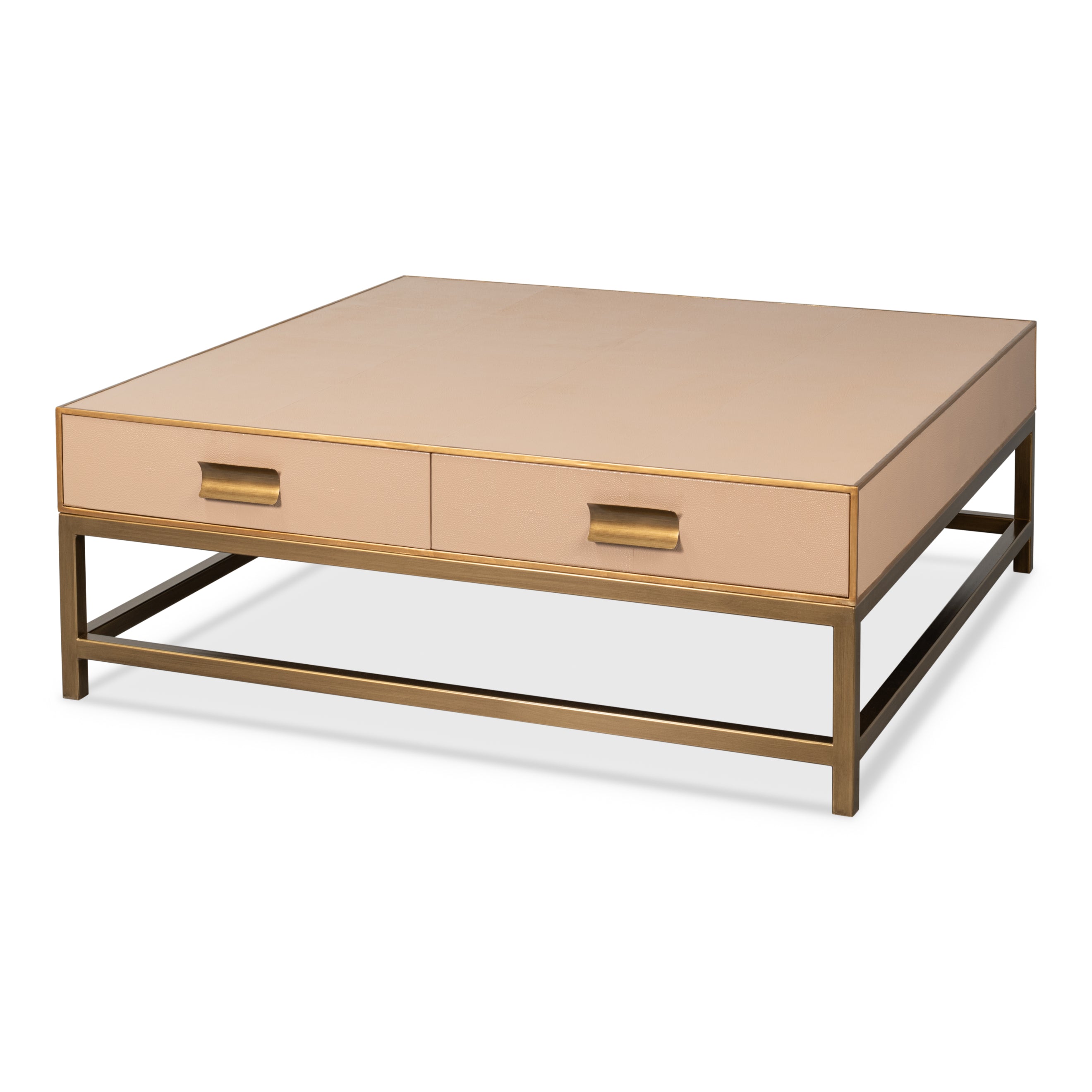 Gideon Shagreen Square Coffee Table