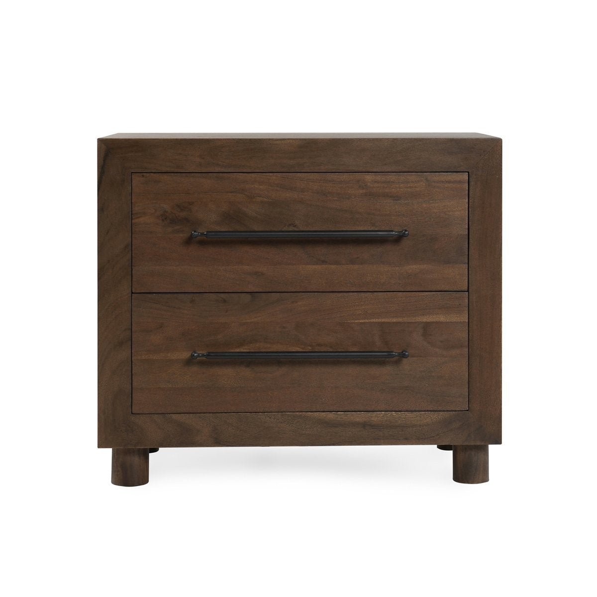 Third Life ノバート・ショルナー Jaxon Wood 2-Drawer Nightstand