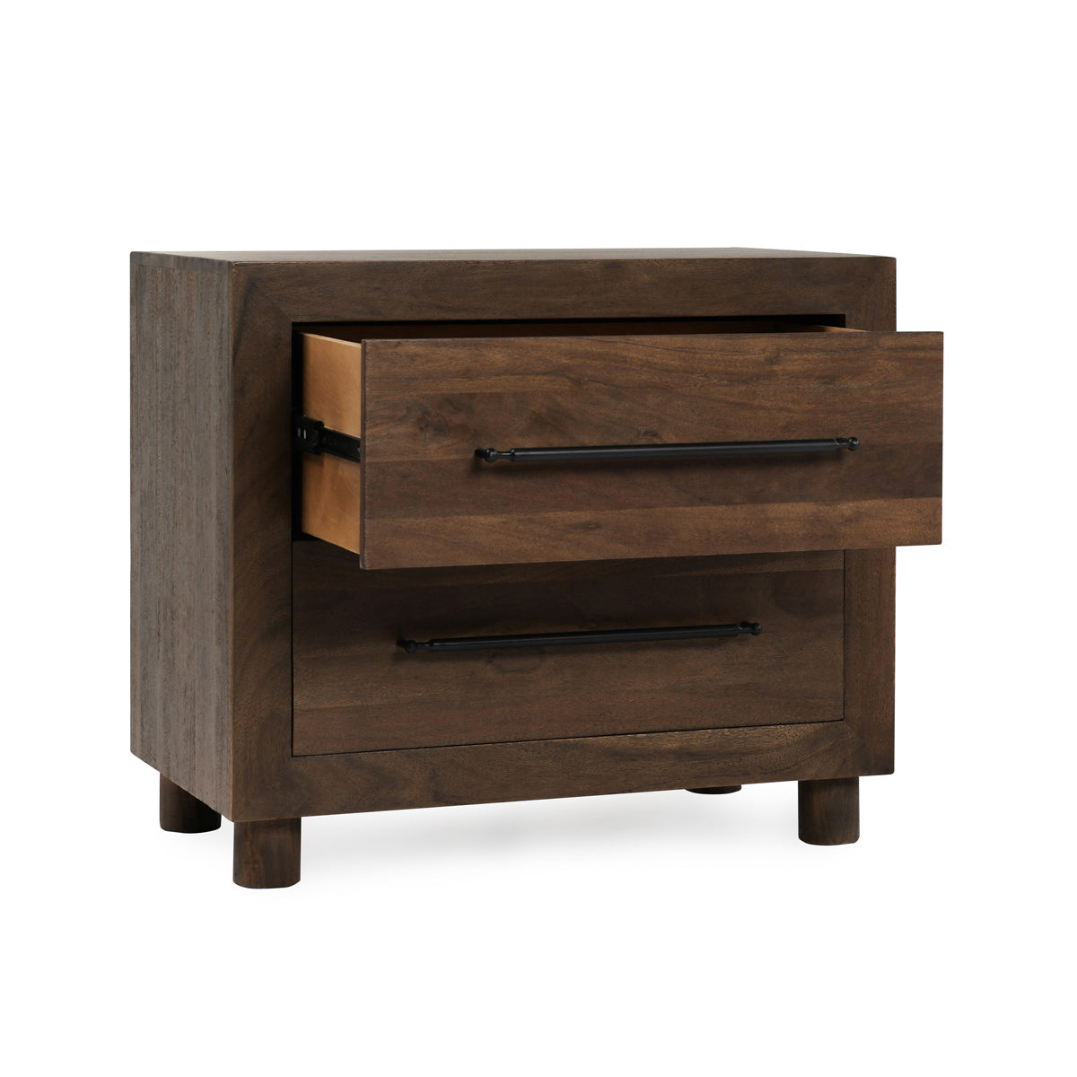 Jaxon Wood 2-Drawer Nightstand