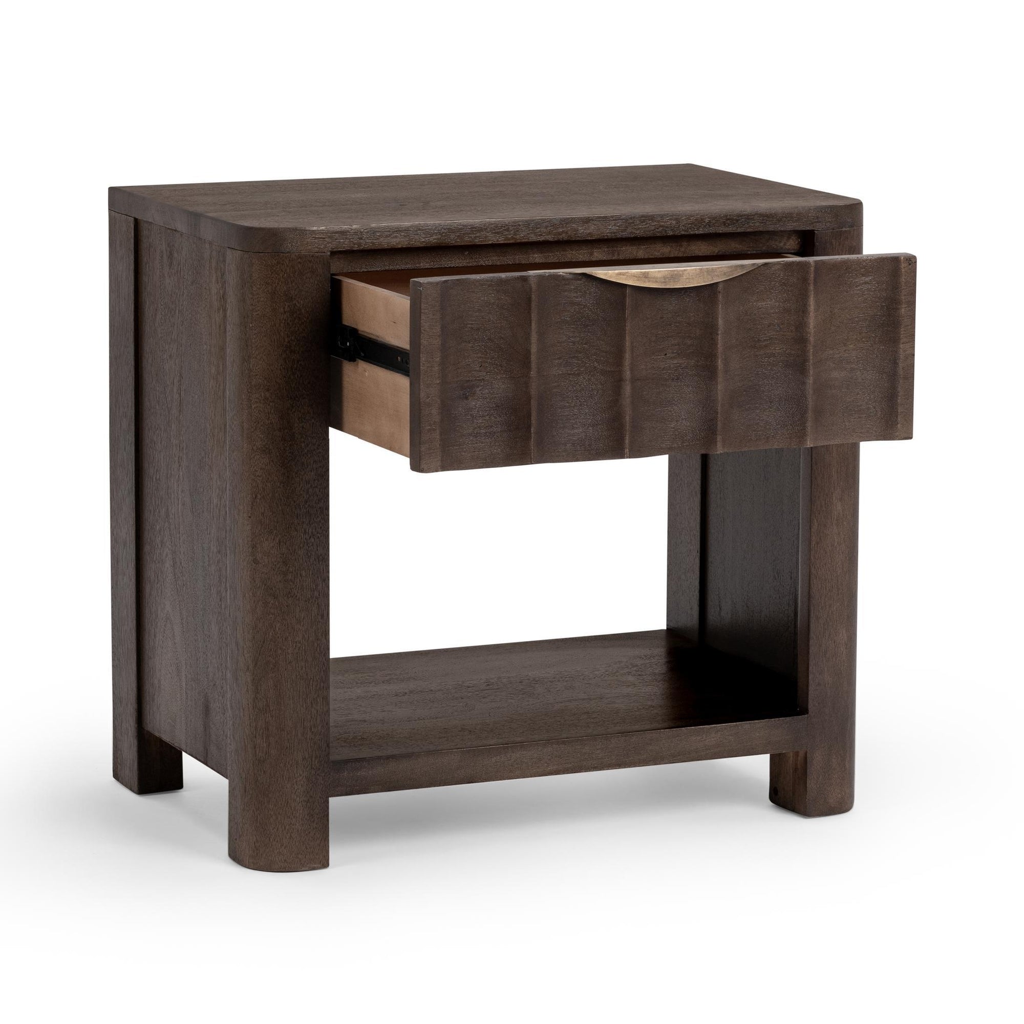 Baylee 1 Drawer Nightstand - Cocoa Brown