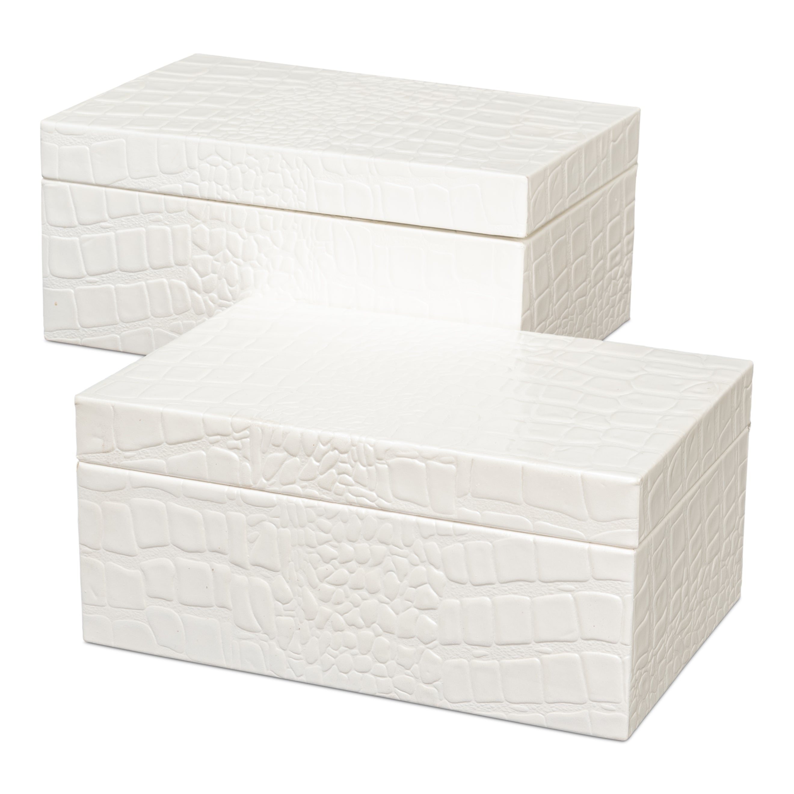 Candece Leather Box - Set of 2